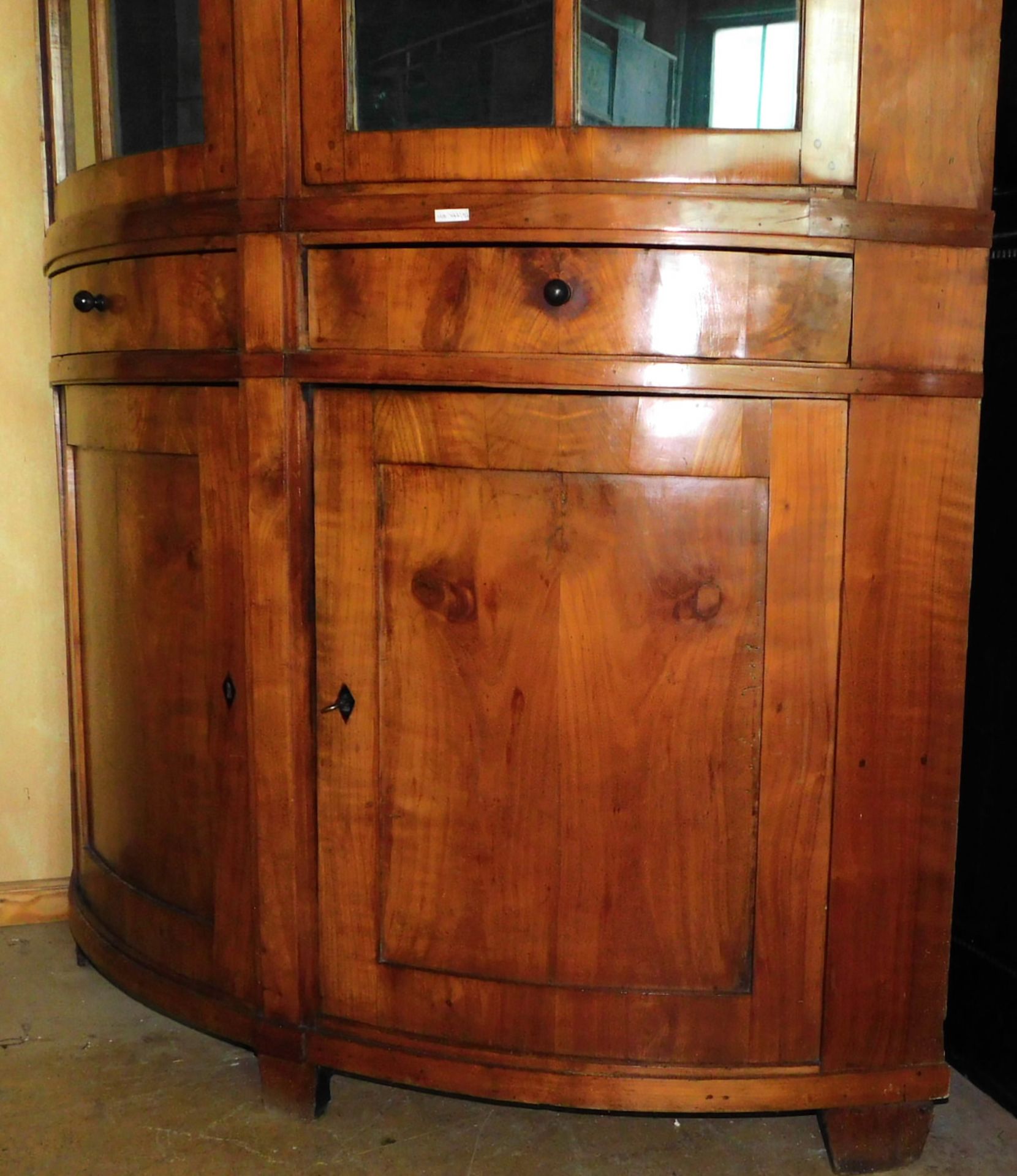 Biedermeier Eckschrank, Kirsche, um 1820, Höhe 199 cm - Image 5 of 7