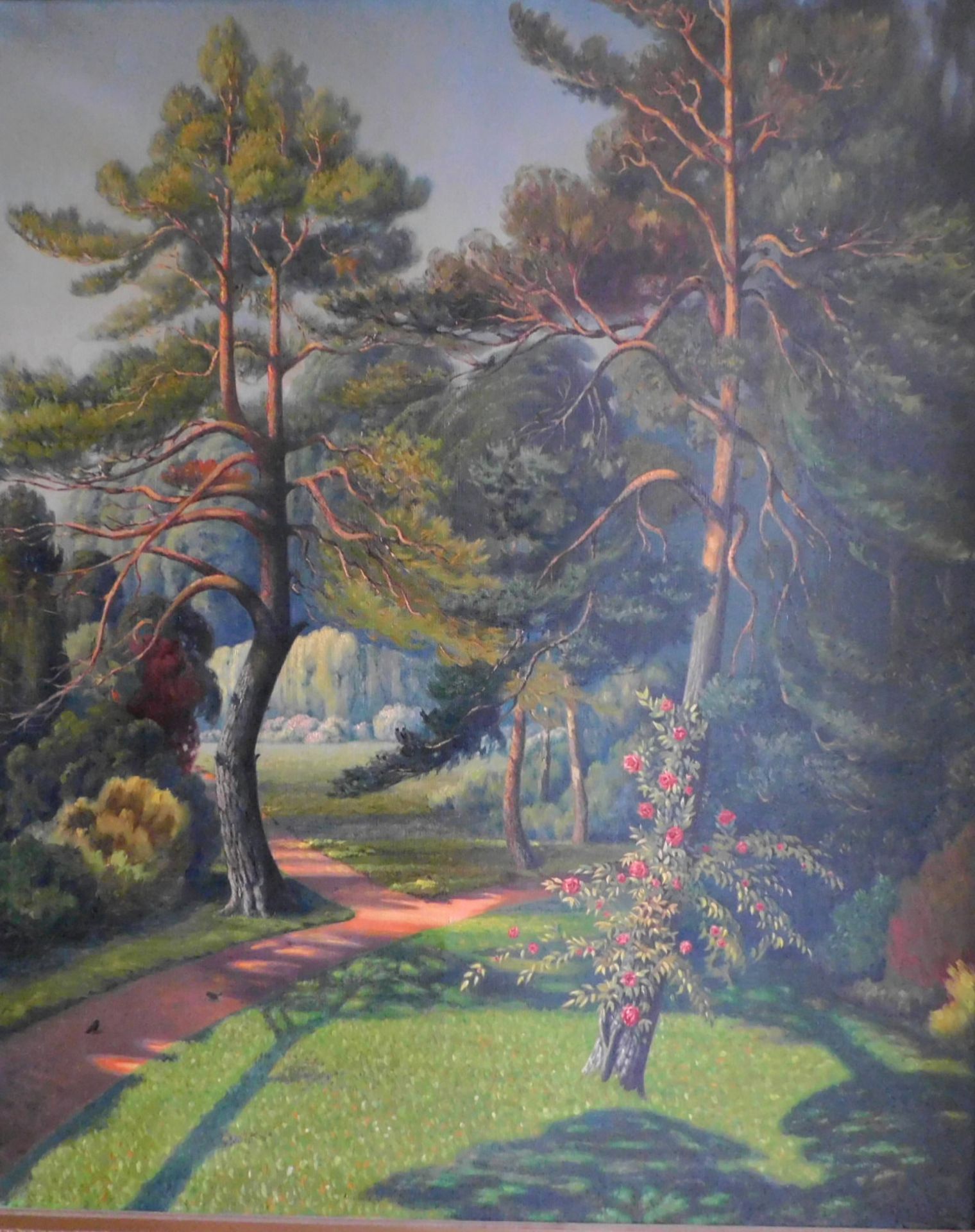 Kurt Mücke, *1885-1940 "Waldlandschaft" sig. u. dat. 1929, 145 x 125 cm m. R. - Bild 2 aus 6