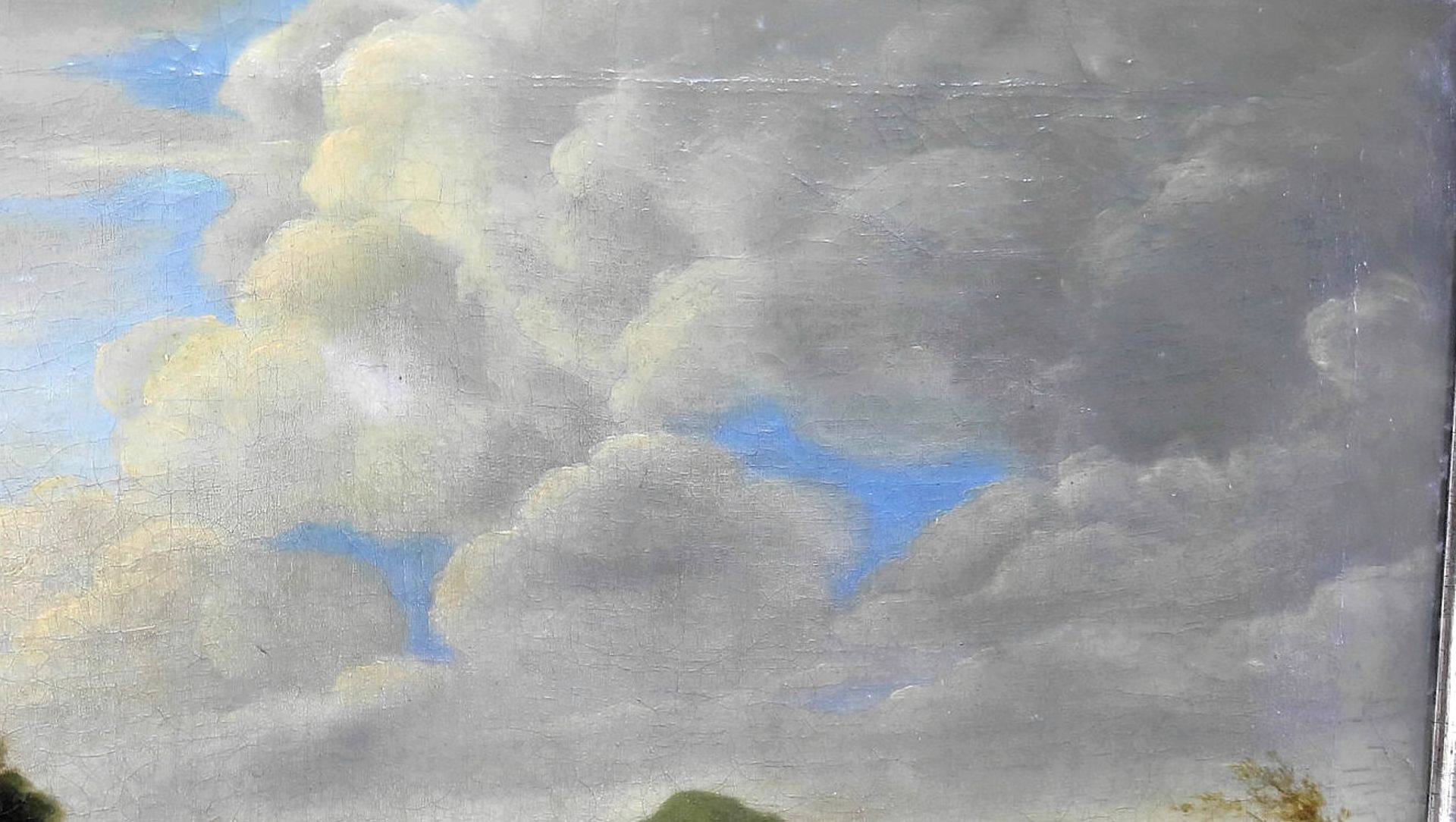 Lodewyck de Vadder *1605-1655, "Landschaft mit Reisenden" 1.H.17.Jh., Öl auf Leinw., 57 x 77 cm, m.R - Image 7 of 7