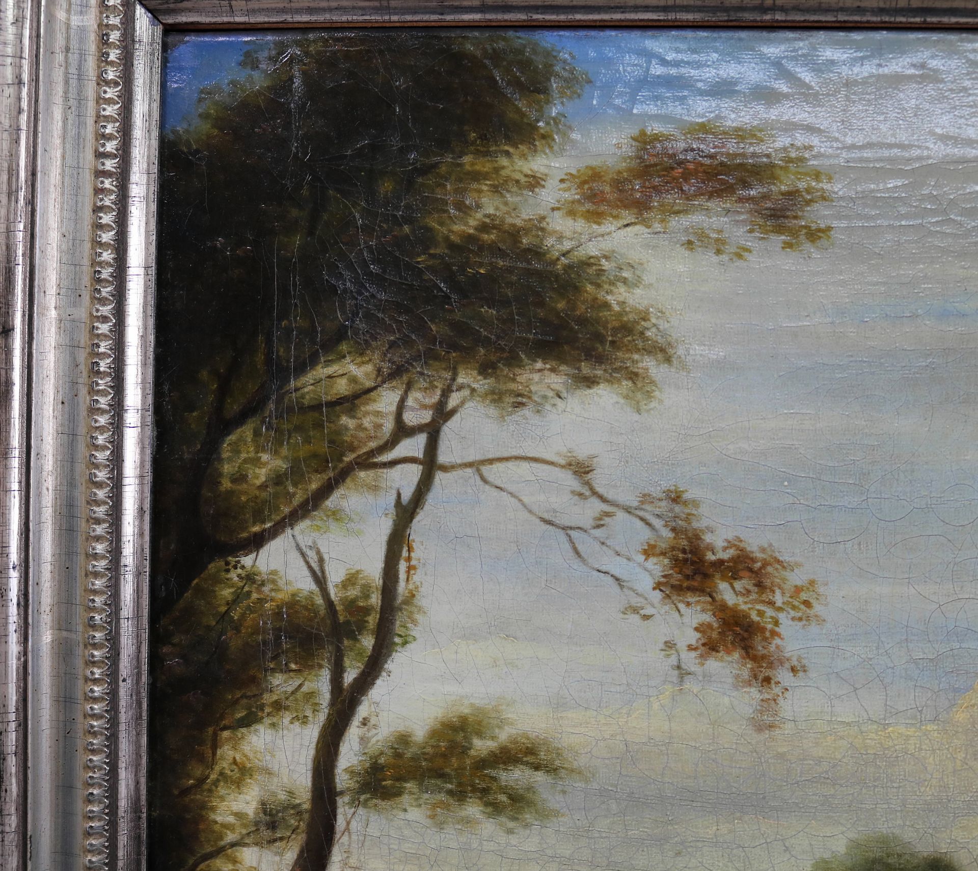 Lodewyck de Vadder *1605-1655, "Landschaft mit Reisenden" 1.H.17.Jh., Öl auf Leinw., 57 x 77 cm, m.R - Image 5 of 7