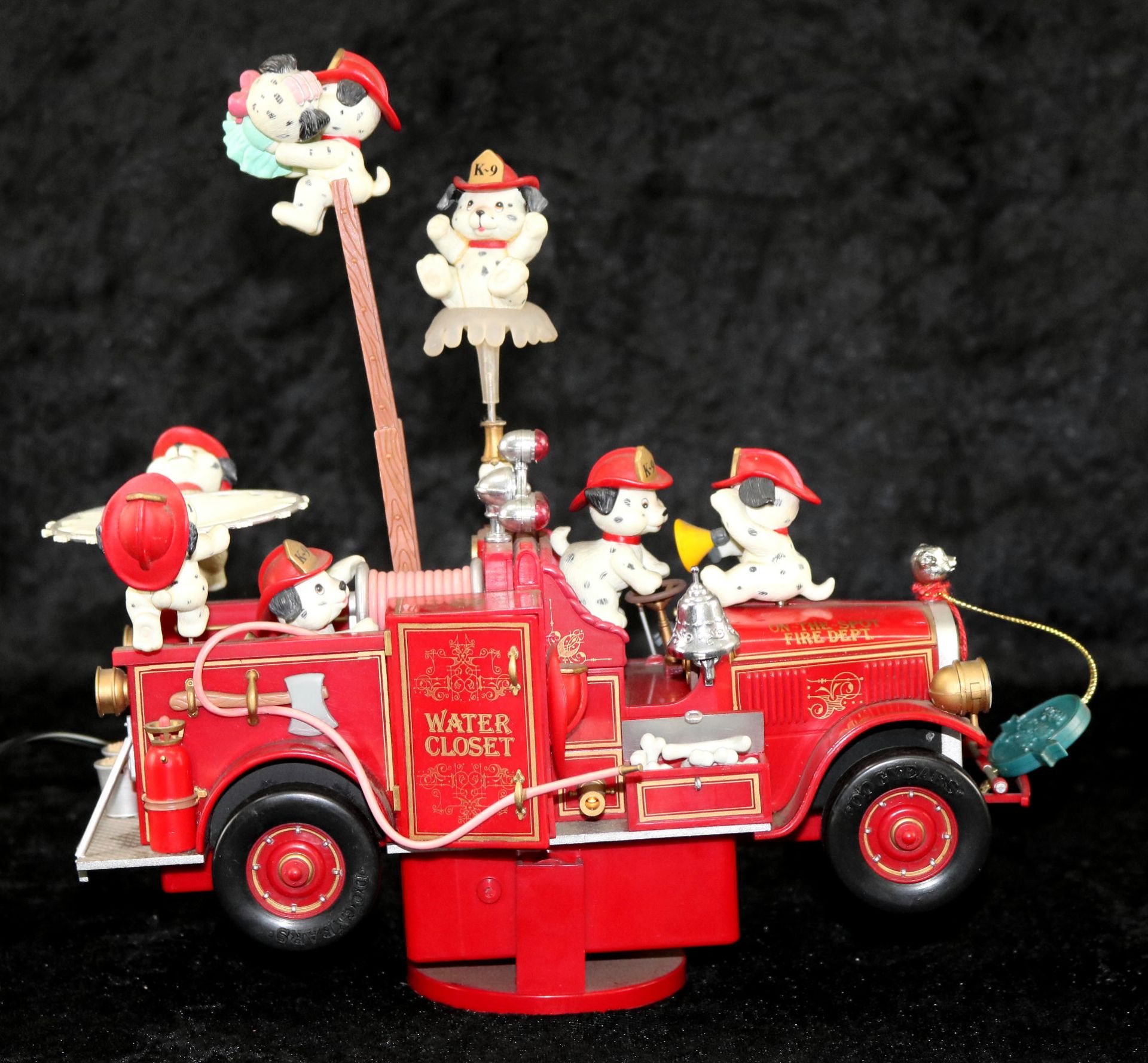 Enesco Spieluhr "On the Spot Fire Department", Melodie "There'll be a hot time in the old town tonig