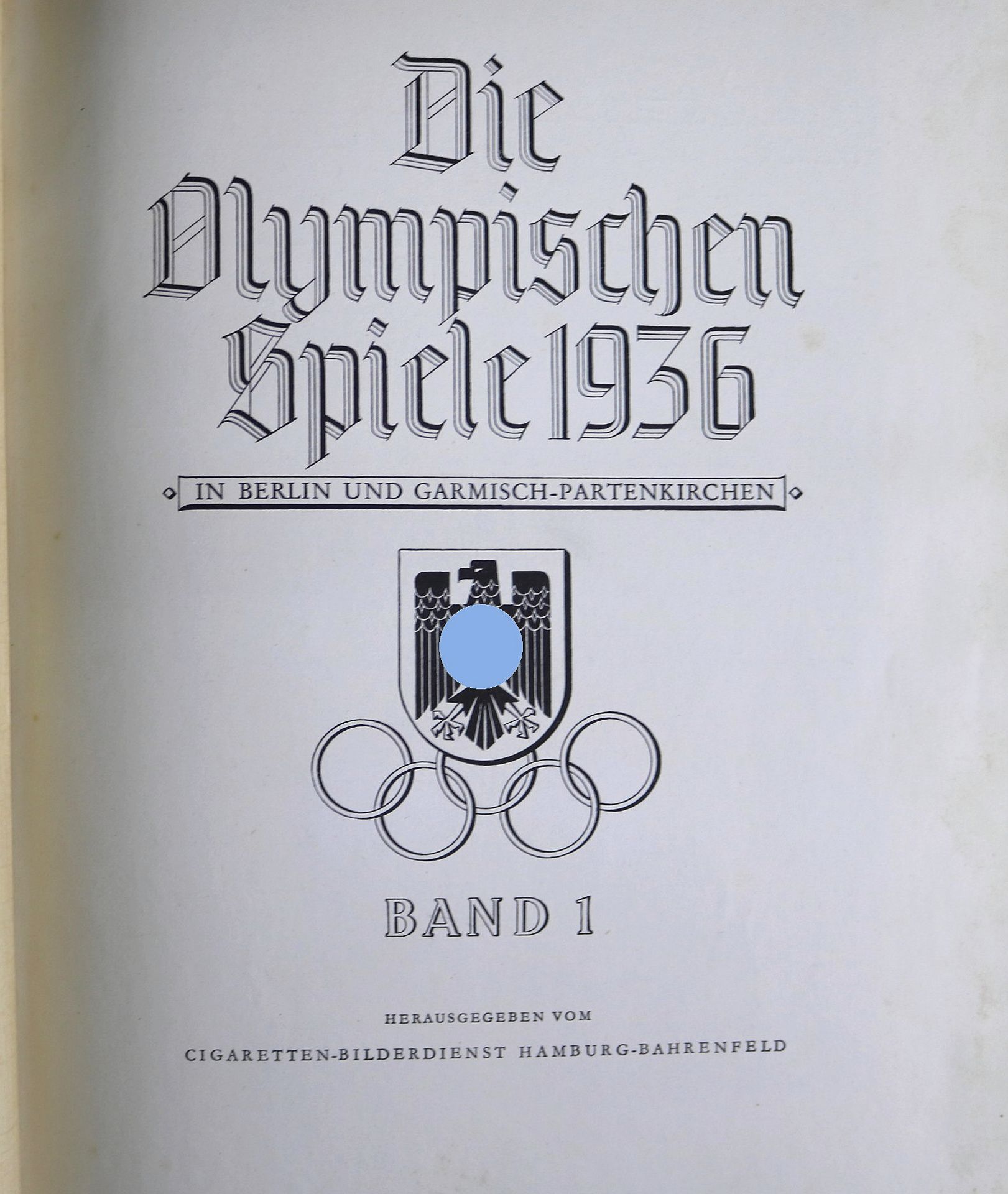 "Die Olympischen Spiele 1936- Berlin u. Garmisch-Patenkirchen" Bd.1, Cigaretten-Bilderdienst Altona- - Bild 2 aus 3