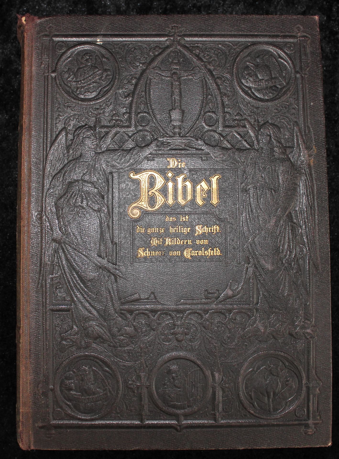 Die Bibel, Prunkausführung, um 1900, nach Martin Luther, Verlag Karl Hirsch, Konstanz - Bild 2 aus 4