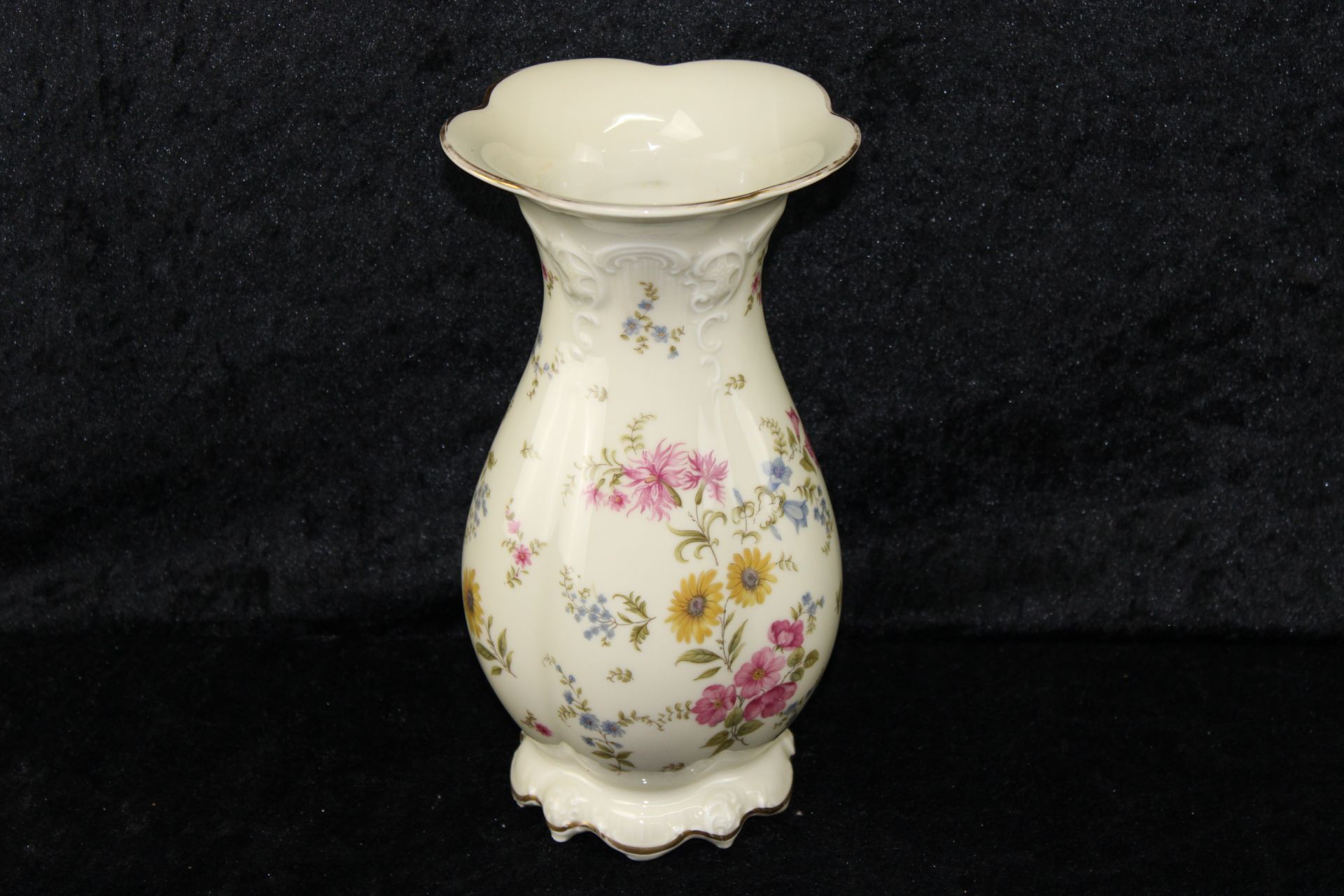 Vase Rosenthal, Modell Molière, Dekor Florida, Höhe 29,5 cm