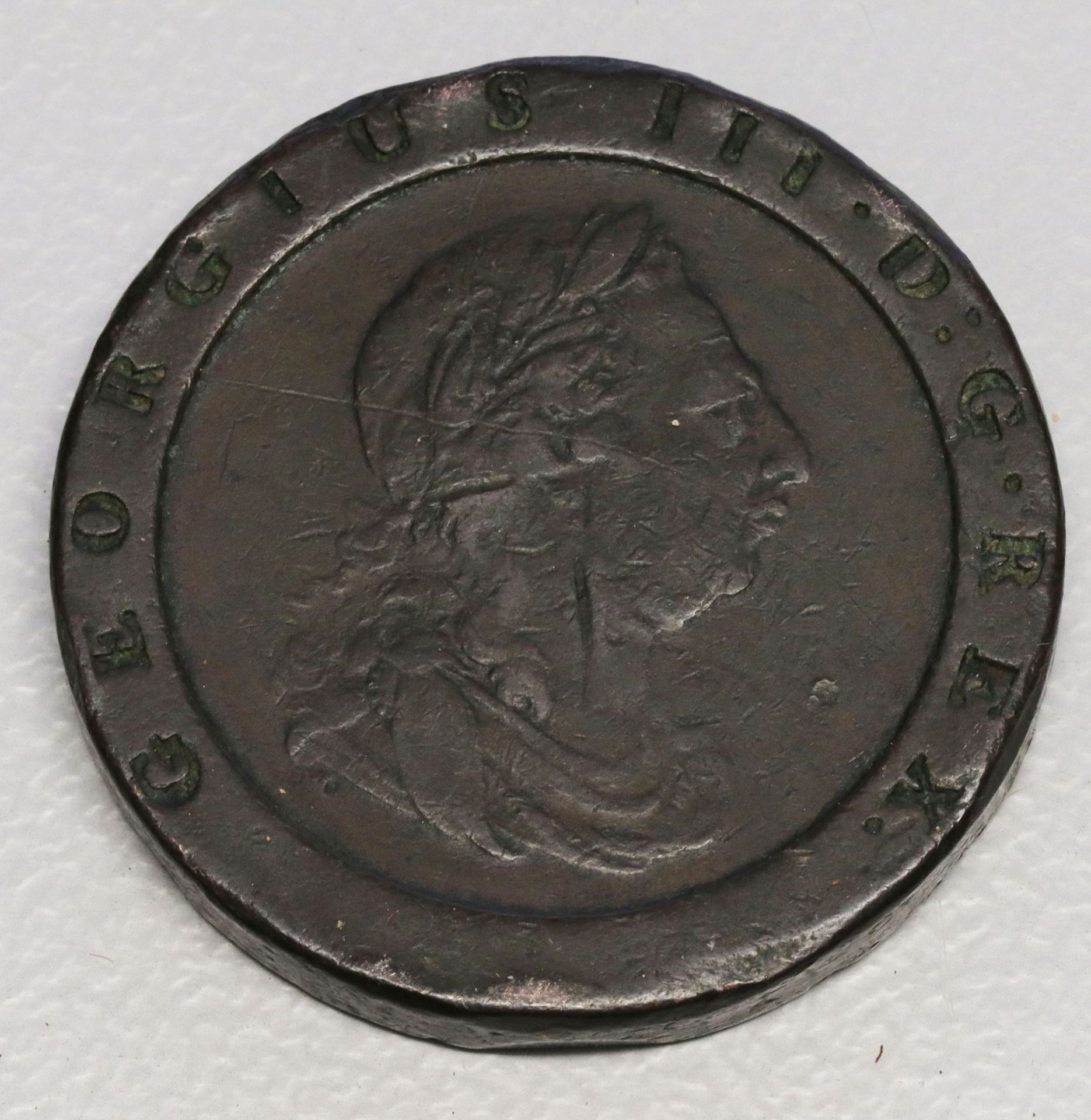 Münzkonvolut, Sammlungsauflösung, darunter: 2 Pence Großbritannien Cartwheel König Georg III. 1797 < - Bild 3 aus 4