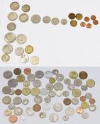 Münzen, Konvolut Wundertüte, Sammlungsauflösung, Deutsches Reich, Bundesrepublik, DDR, diverse auslä