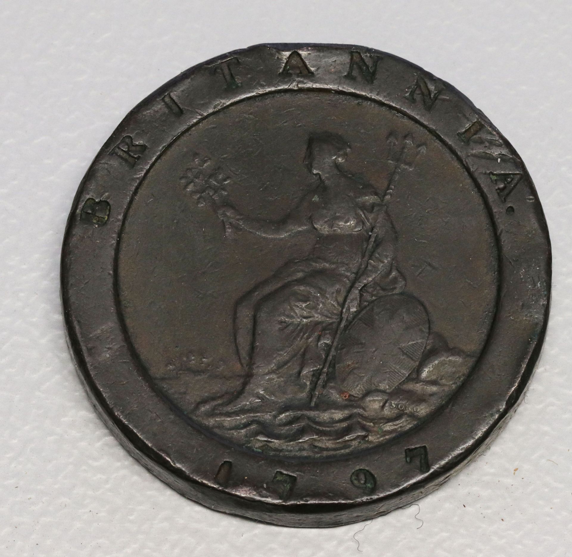 Münzkonvolut, Sammlungsauflösung, darunter: 2 Pence Großbritannien Cartwheel König Georg III. 1797 < - Bild 2 aus 4