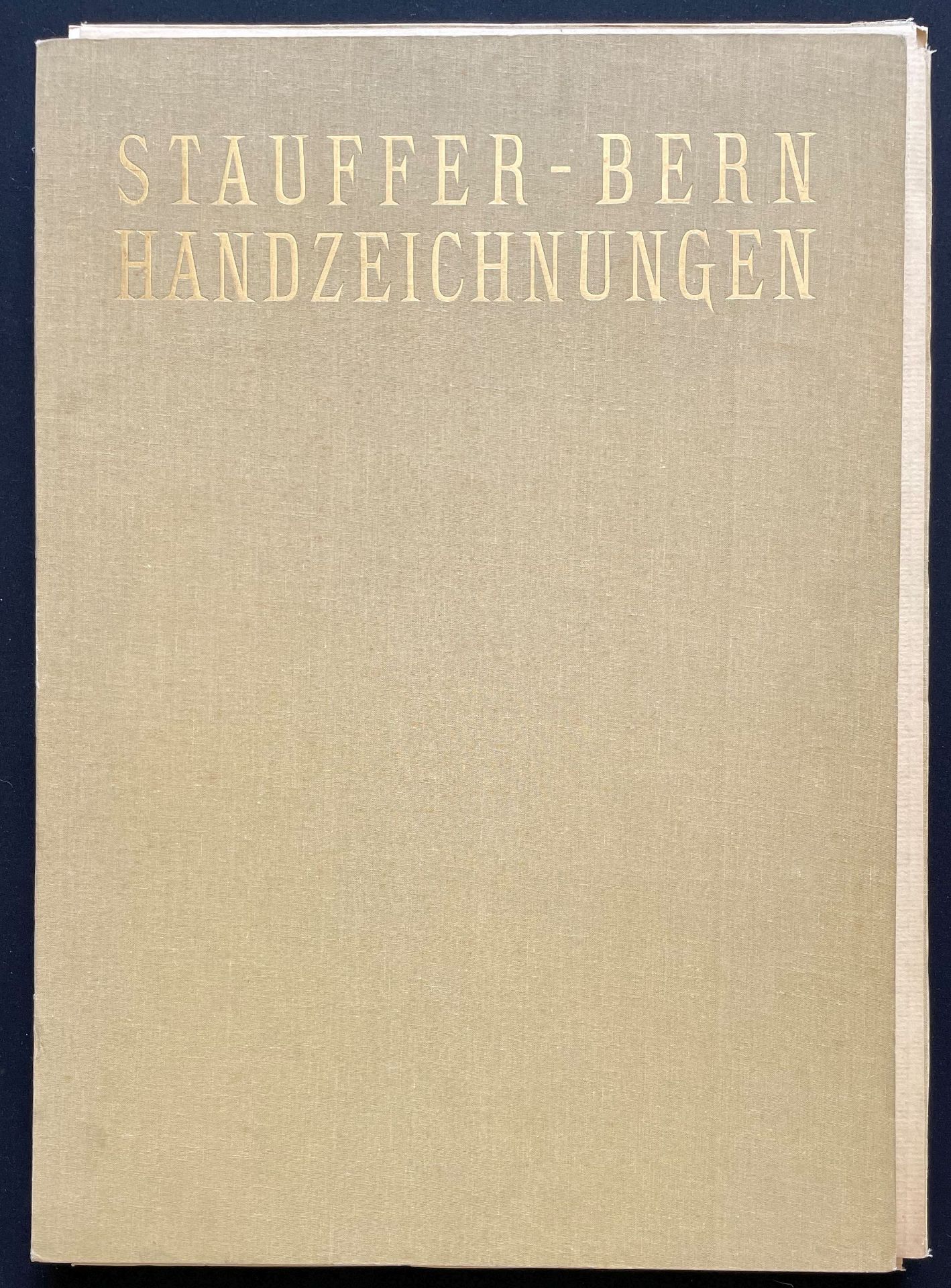 Karl Stauffer-Bern (1857-1891), Mappe mit 38 Faksimiledrucken: männliche und weibliche Akte sowie Po