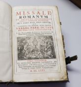 Missale Romanum ex decreto sacro-sancti Concilii Tridentini restitutum, Pii V. Pontif. Maximi jussu 