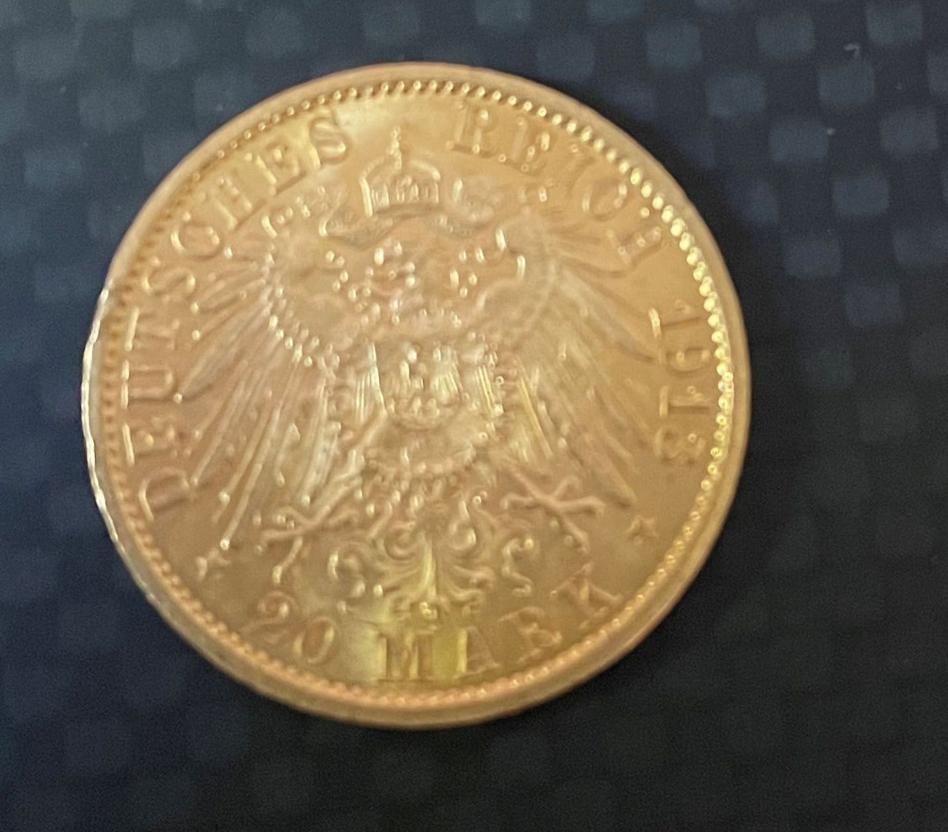 20 Goldmark A Deutsches Reich, Kaiser Wilhelm II - Image 2 of 2