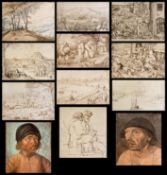 Pieter Breughel, 14 Faksimiles nach Aquarellen und Zeichnungen mit einer Vorrede von Kurt Pfister, 3