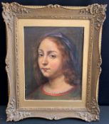 Unbekannter Maler, 19. Jh., Portrait eines Renaissanceknaben. Jüngling. Ol/Lwd, 36 x 29 cm