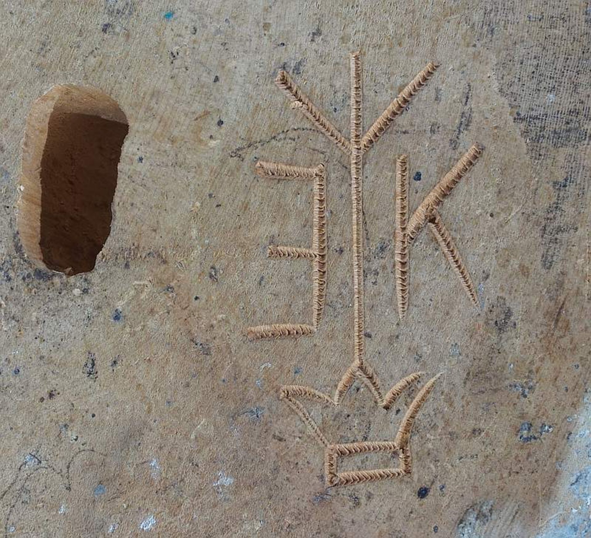 Heiliger Christopherus im gotischen Stil. Südtirol, 20. Jahrhundert. Holzplastik des heiligen Mä - Image 7 of 8