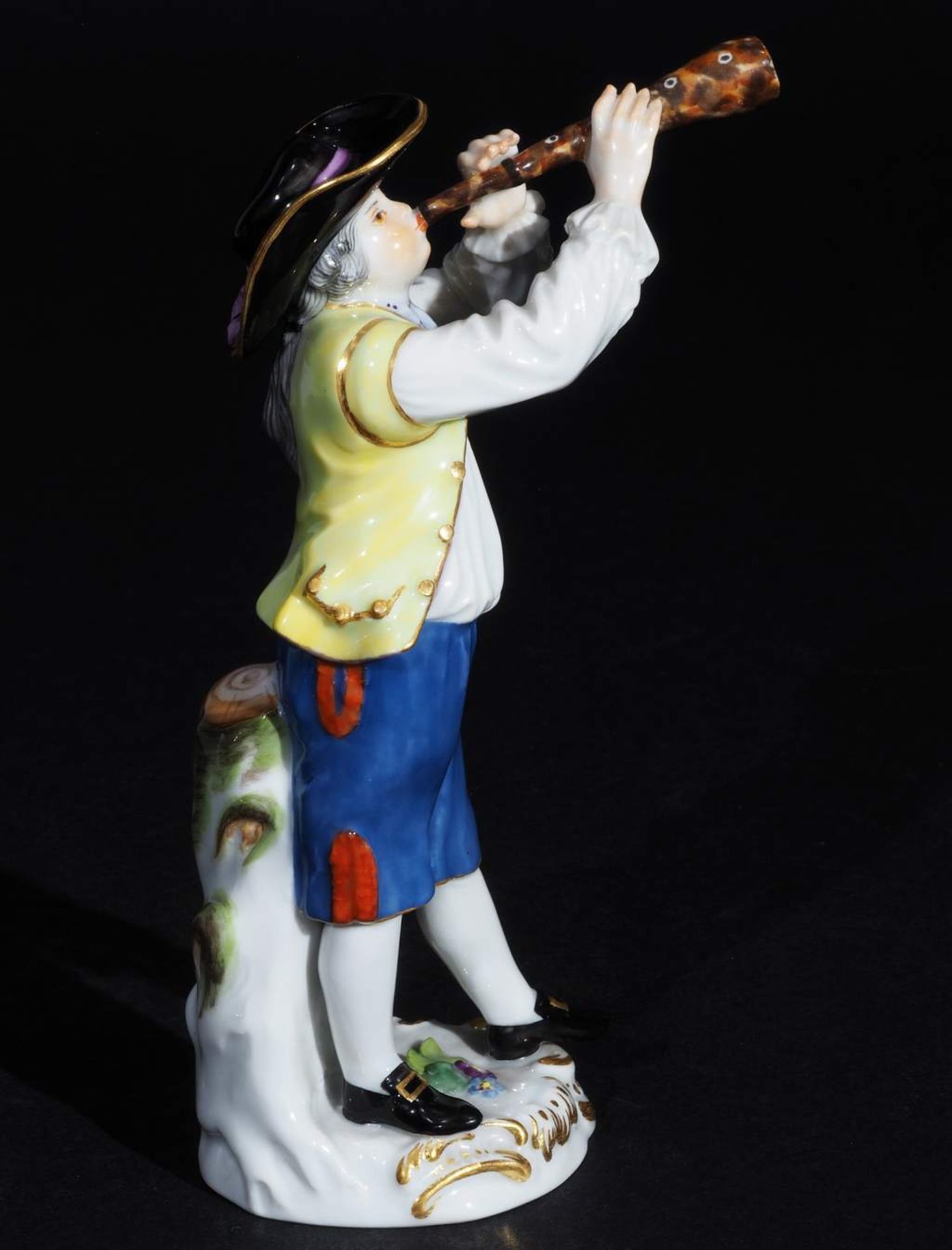 Pariser Ausrufer "Bauer mit Oboe". MEISSEN, 1973, 1. Wahl. Modell Nr. 29. Modell von Peter Reinic - Bild 3 aus 7