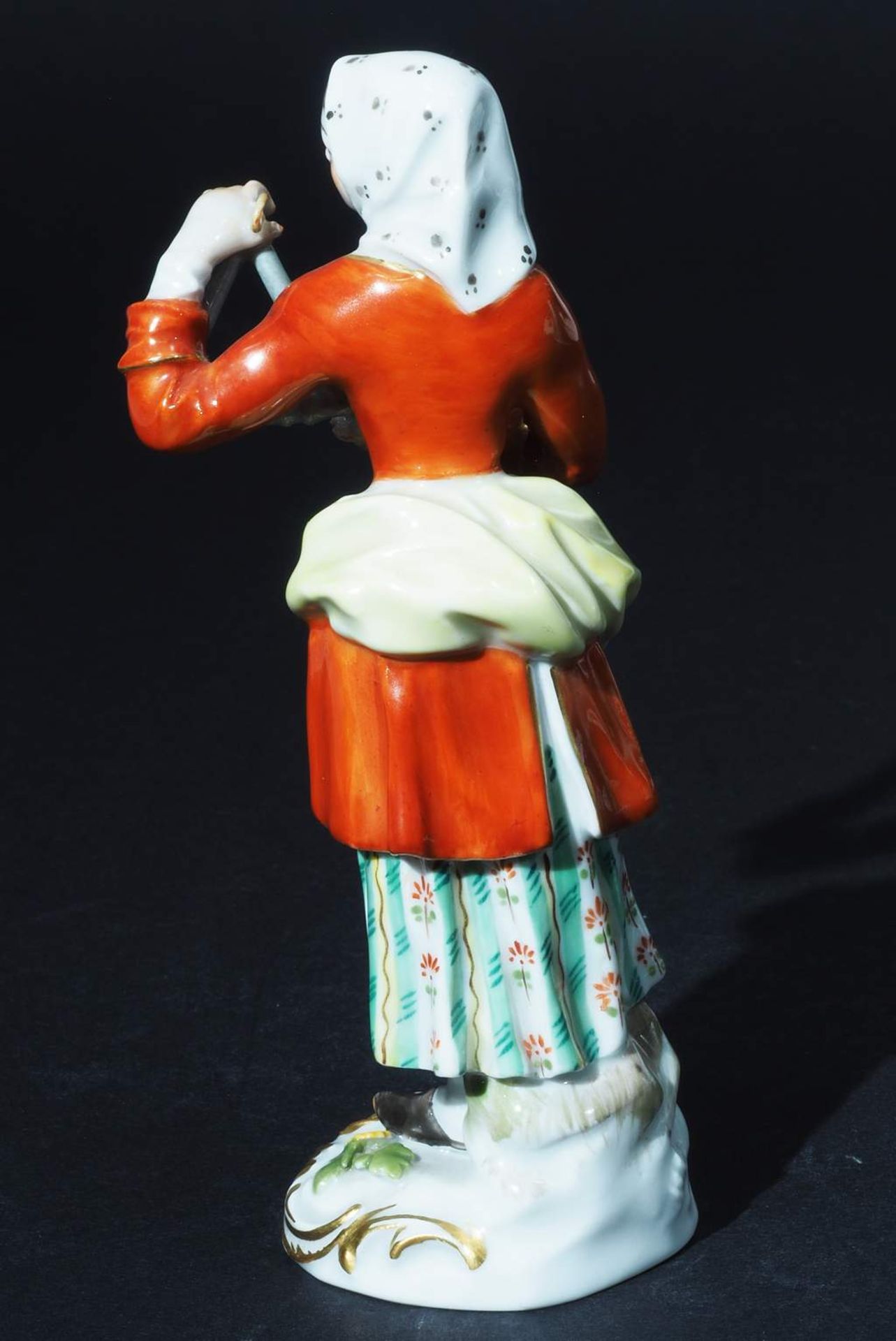 Pariser Ausrufer "Mädchen mit Triangel". MEISSEN, nach 1954, 1. Wahl. Modell Nr. 60239. Modell v - Bild 4 aus 7