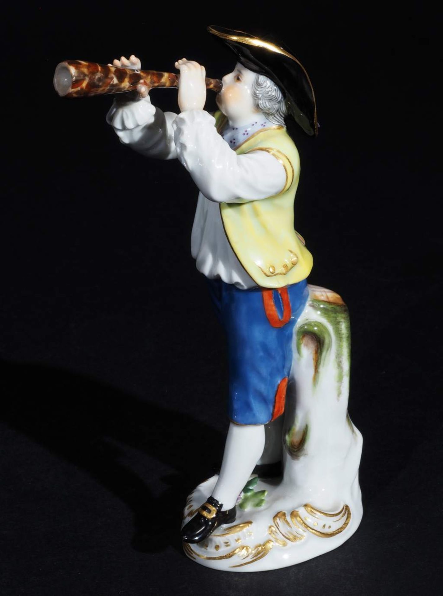 Pariser Ausrufer "Bauer mit Oboe". MEISSEN, 1973, 1. Wahl. Modell Nr. 29. Modell von Peter Reinic - Bild 5 aus 7