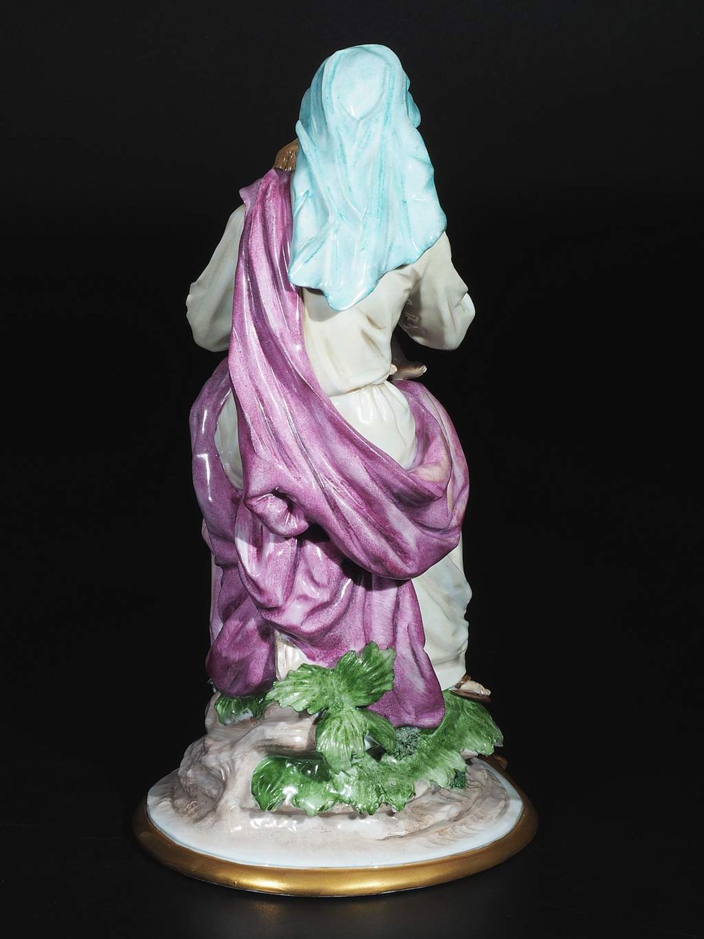 Figurengrppe "Madonna mit dem Christuskind", SITZENDORFER Porzellanmanufaktur/Thüringen. 20. Jahrh - Image 5 of 7