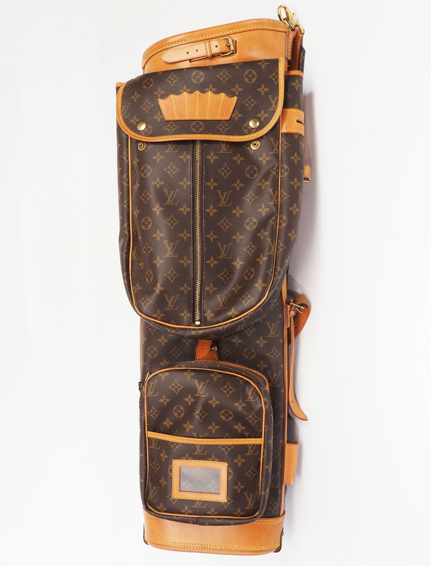 LOUIS VUITTON Vintage Gold-Bag / Tasche, 1980er Jahre, mit klassischem Louis Vuitton Monogramm b