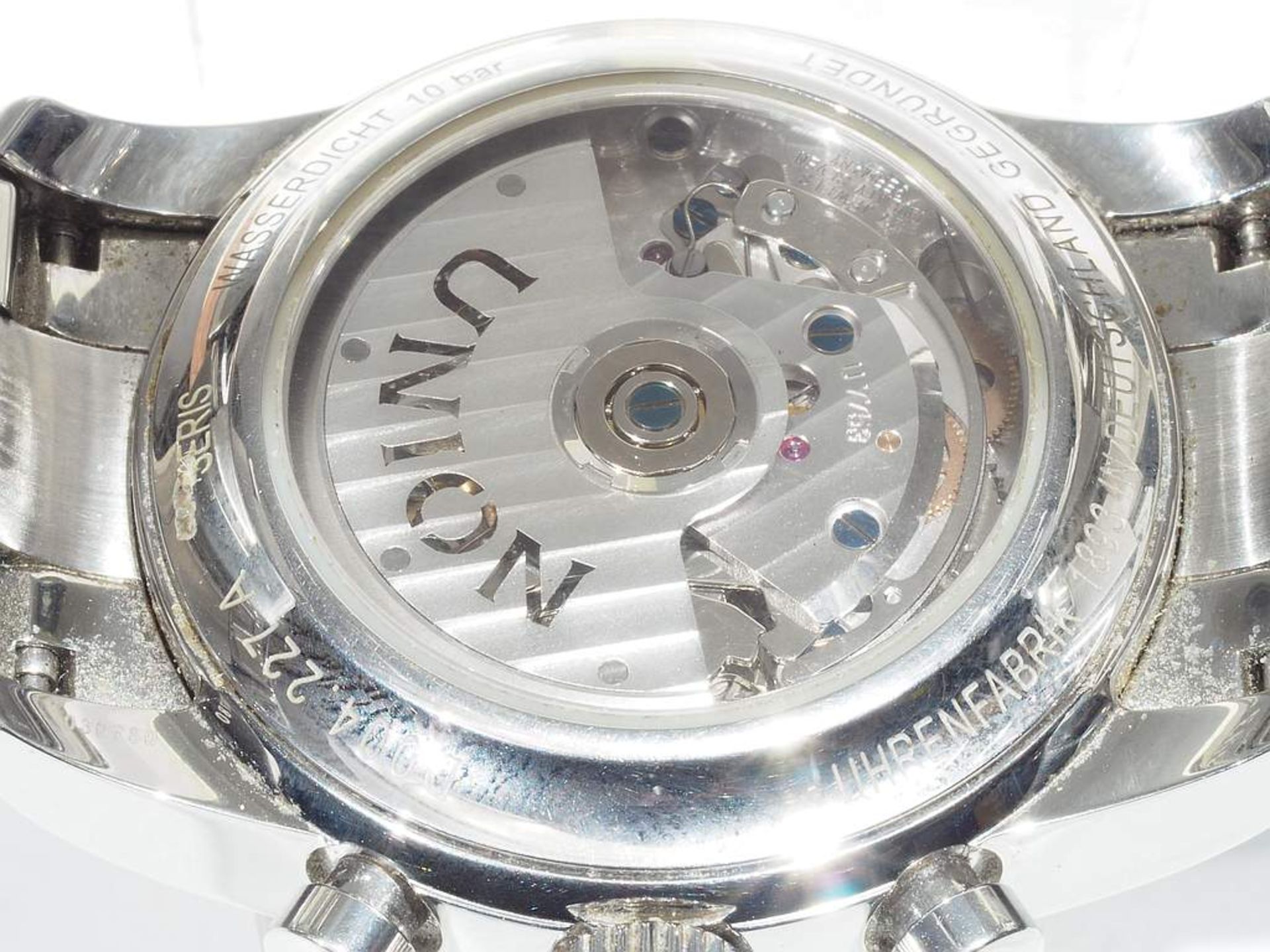Herren-Armbanduhr Chronograph UNION GLASHÜTTE aus der Kollektion Seris. Gehäuse Nummer D004.227 - Image 6 of 8