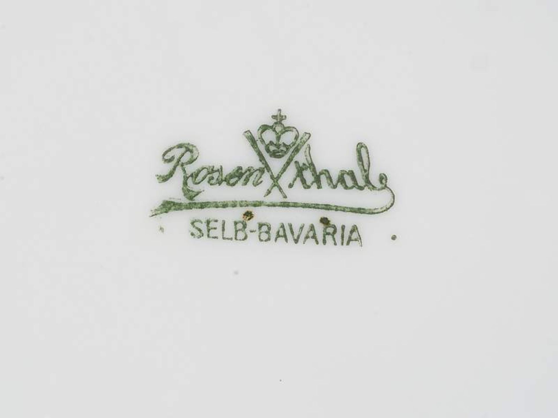 Papagei auf Baumstumpf. ROSENTHAL Selb-Bavaria, Marke 1910 - 1945. Modellnummer schwer lesbar. Sitz - Image 6 of 6