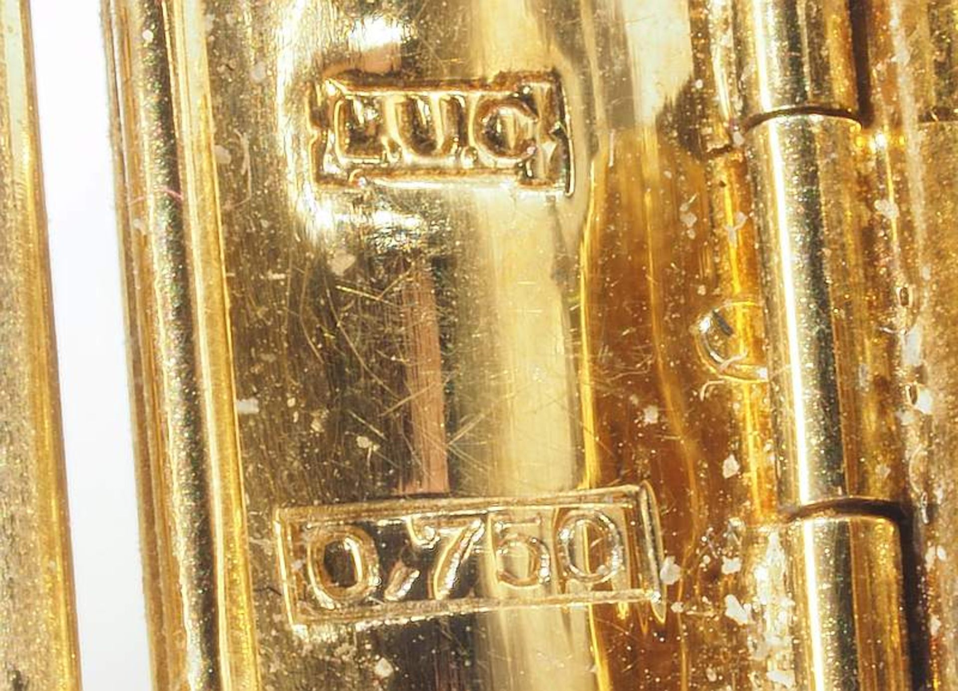 CHOPARD Damenarmbanduhr. 750er Geldgold, Handaufzug. Referenz Nummer 60157 - 5042 1. Goldenes Z - Bild 7 aus 10