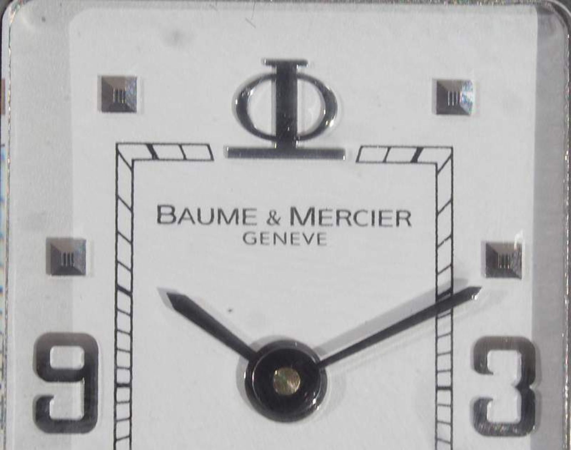 BAUME & MERCIER, Hampton-Lady-Armbanduhr. Edelstahl, Quarzwerk. Referenznummer 375 75 22 - 65433. - Bild 3 aus 6