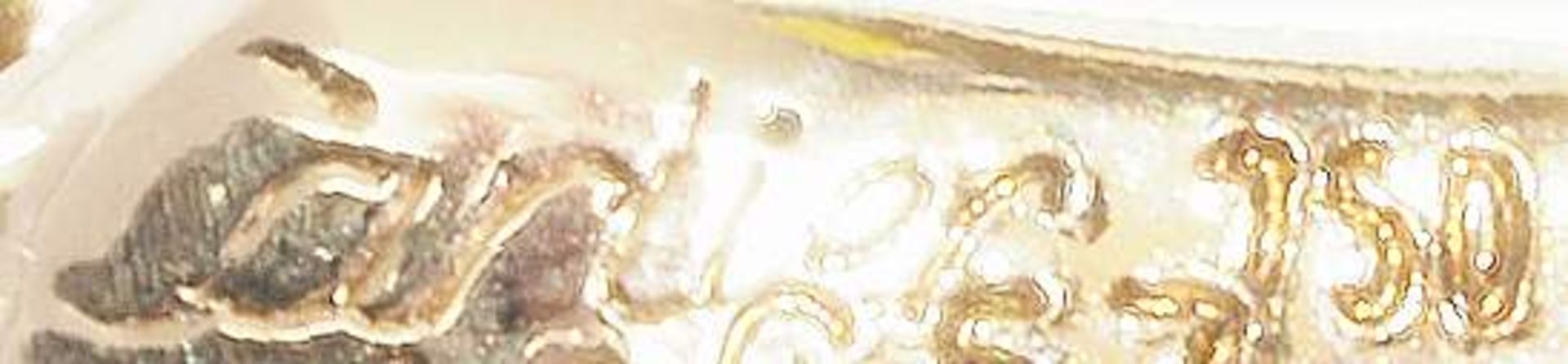 Vintage Brosche "Panther", CARTIER, signiert, Referenznummer 648653. 750er Gelbgold, schwarze Nase - Image 5 of 5