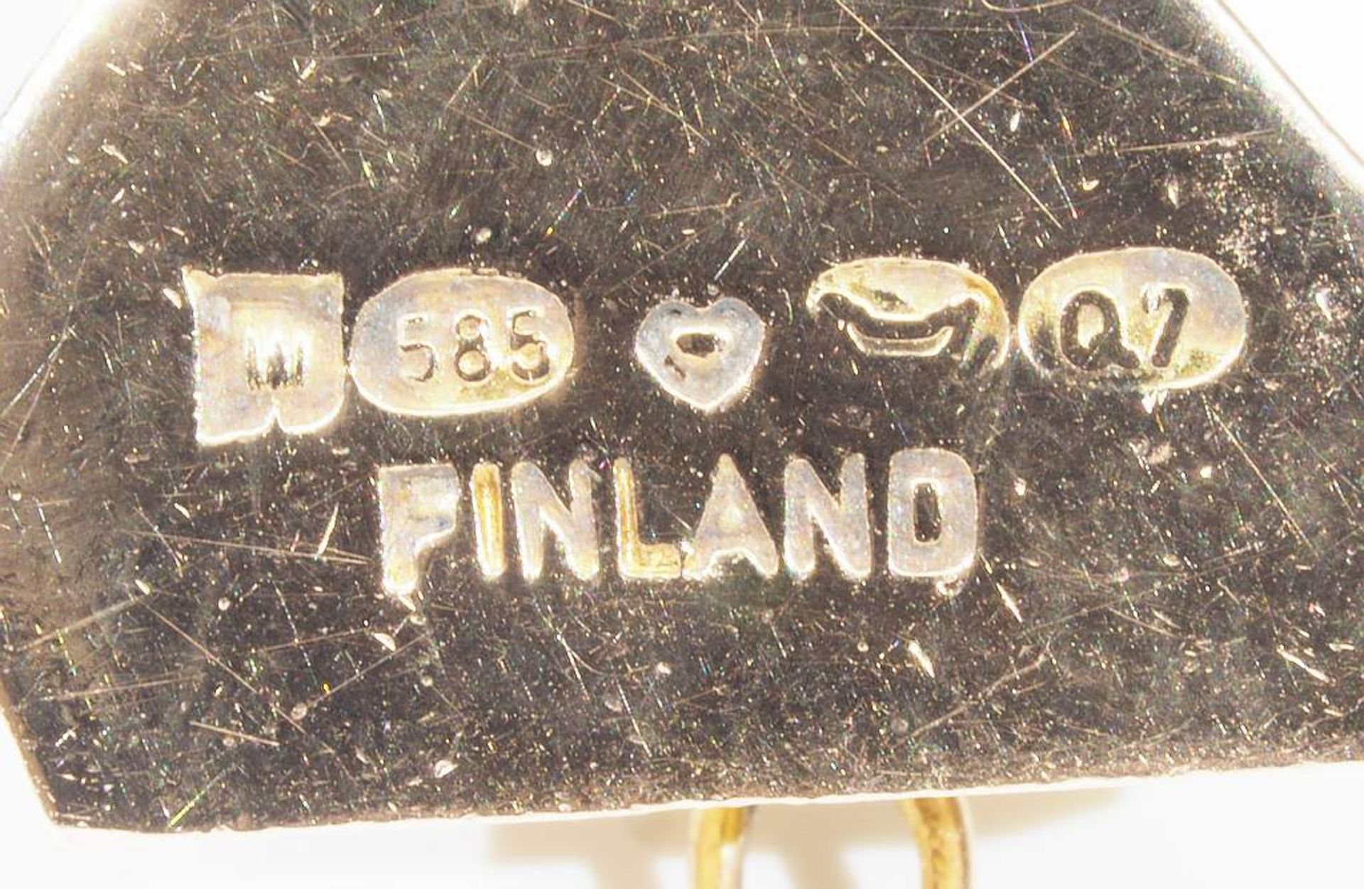 Armband. LAPONIA, Finland, 585er Gelbgold. Typisches Laponia Design im Stil der Gold-Nuggets, pu - Image 9 of 10