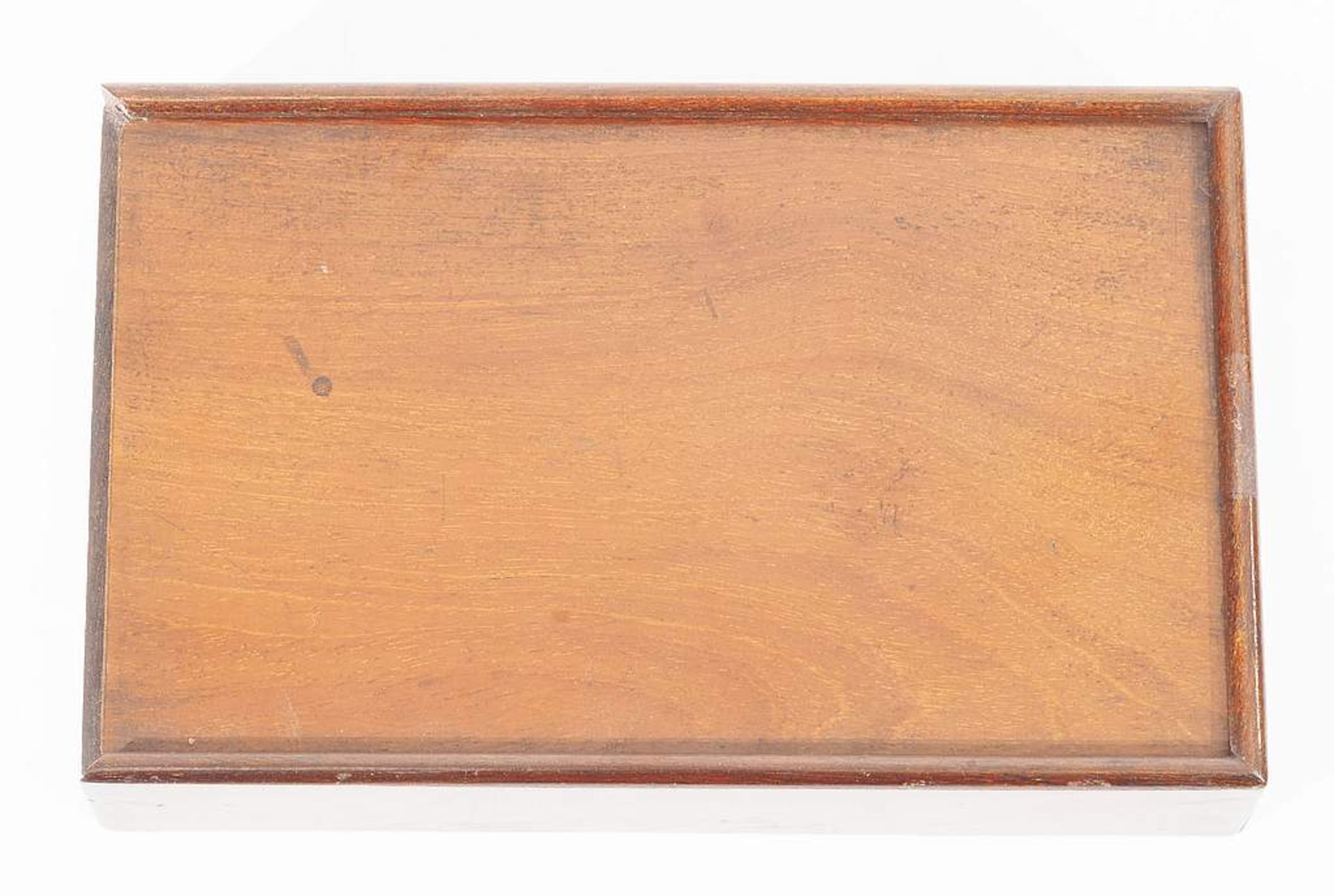 Buchstabenspiel, Deutsch 19. Jahrhundert. Holzschatulle aus Mahagoni mit Schiebedeckel. Achtfache - Image 3 of 5