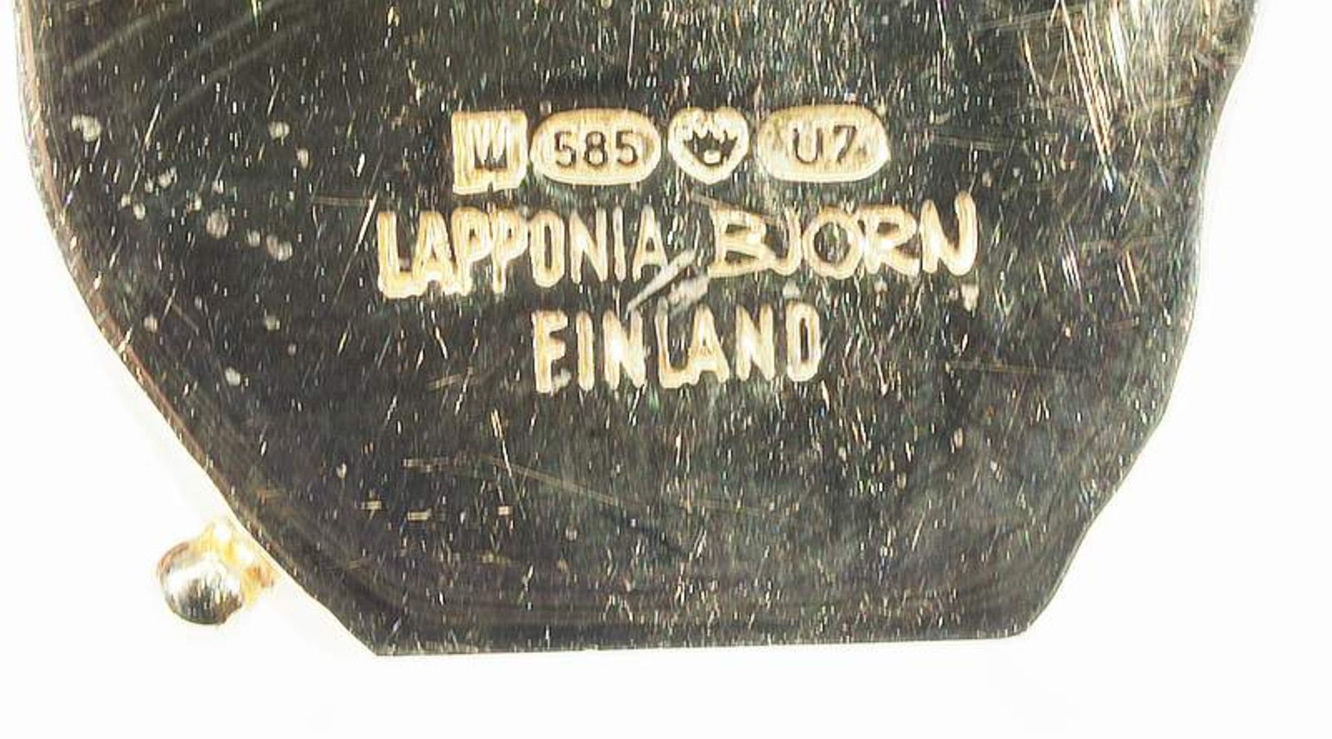 Seltenes Armband. LAPONIA, Finland. 585er Gelbgold. Designer Björn. Typisches Laponia Design, pu - Image 7 of 8