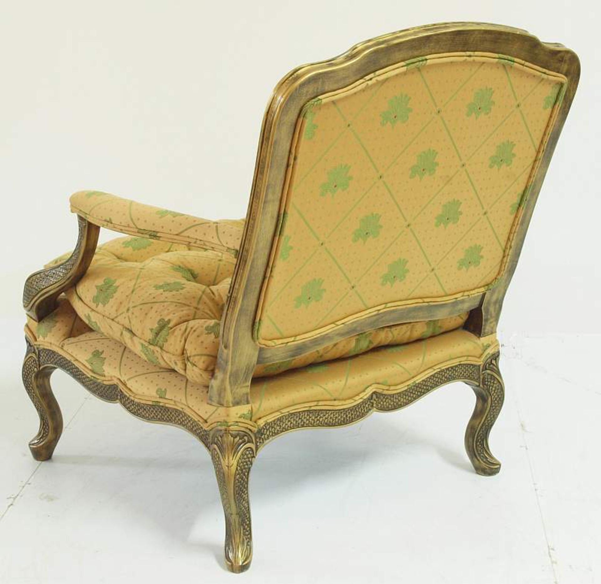 Salonsessel und Fusshocker, im Stil LOUIS XVI. - Image 4 of 5