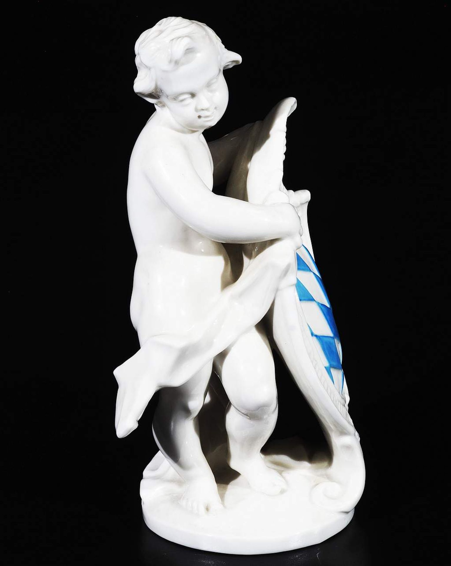 Putto mit bayerischem Wappen. - Image 3 of 6