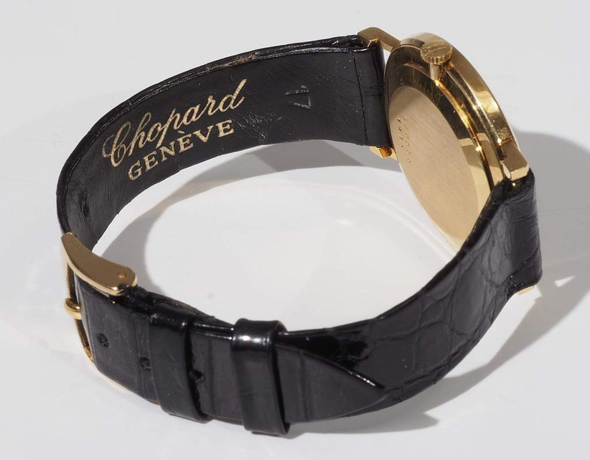 Herrenarmbanduhr "CHOPARD" Geneve, 750 Gold. - Image 5 of 6