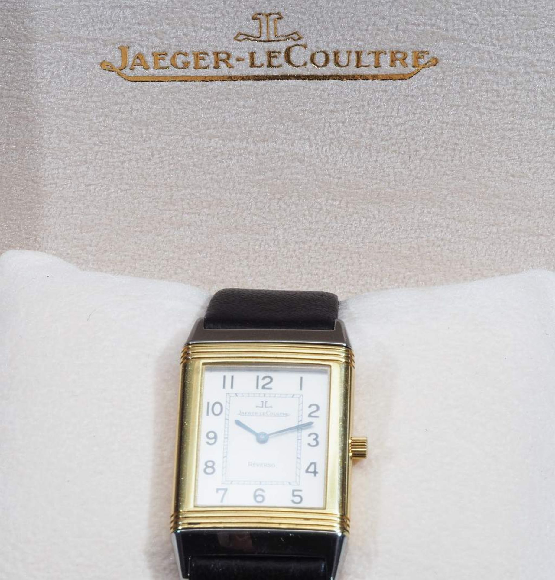 JAEGER LeCoultre Armbanduhr mit Wendegehäuse. - Bild 4 aus 7