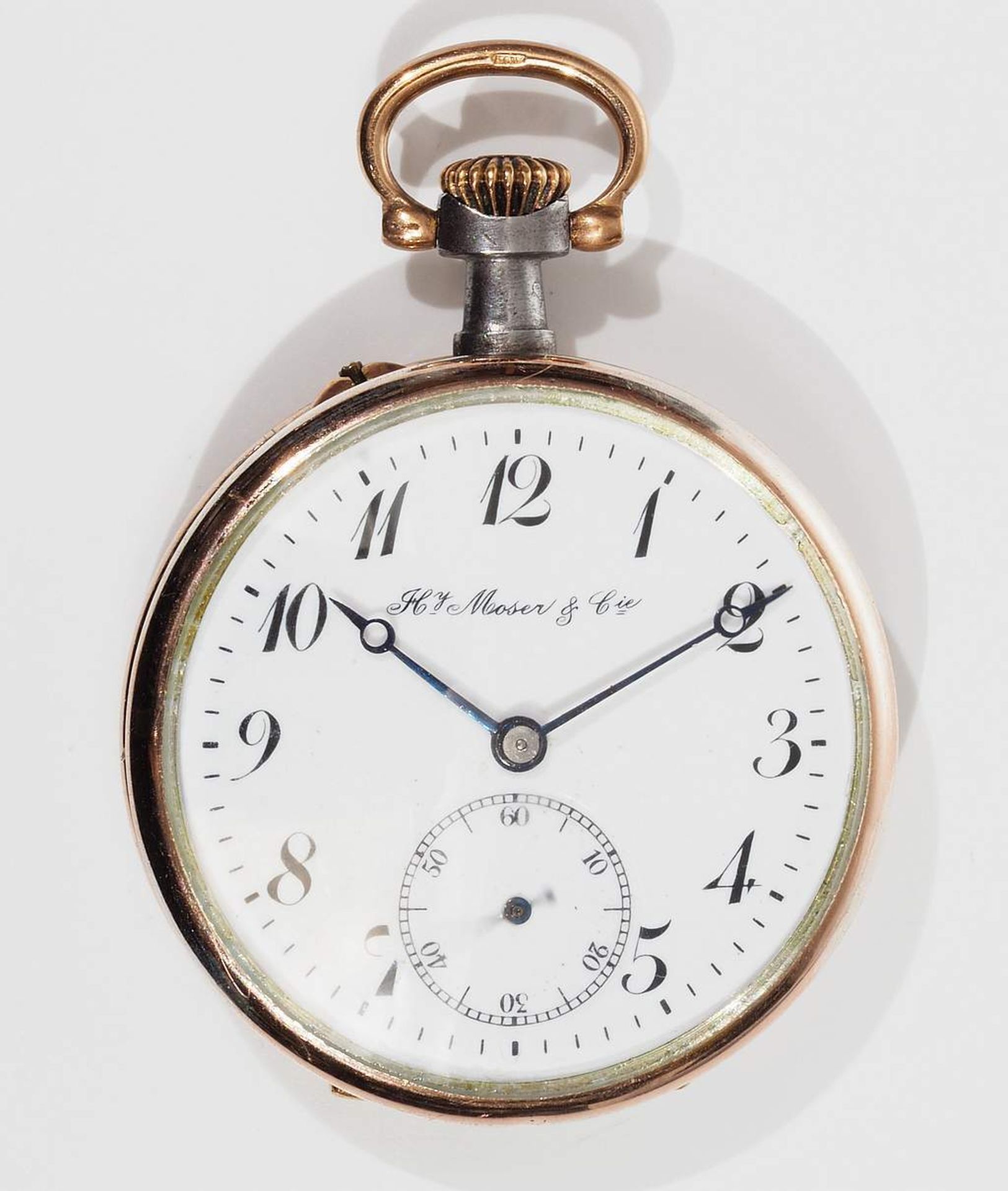 Damentaschenuhr. H Y Moser & Co. ( Henry Moser). - Image 2 of 6