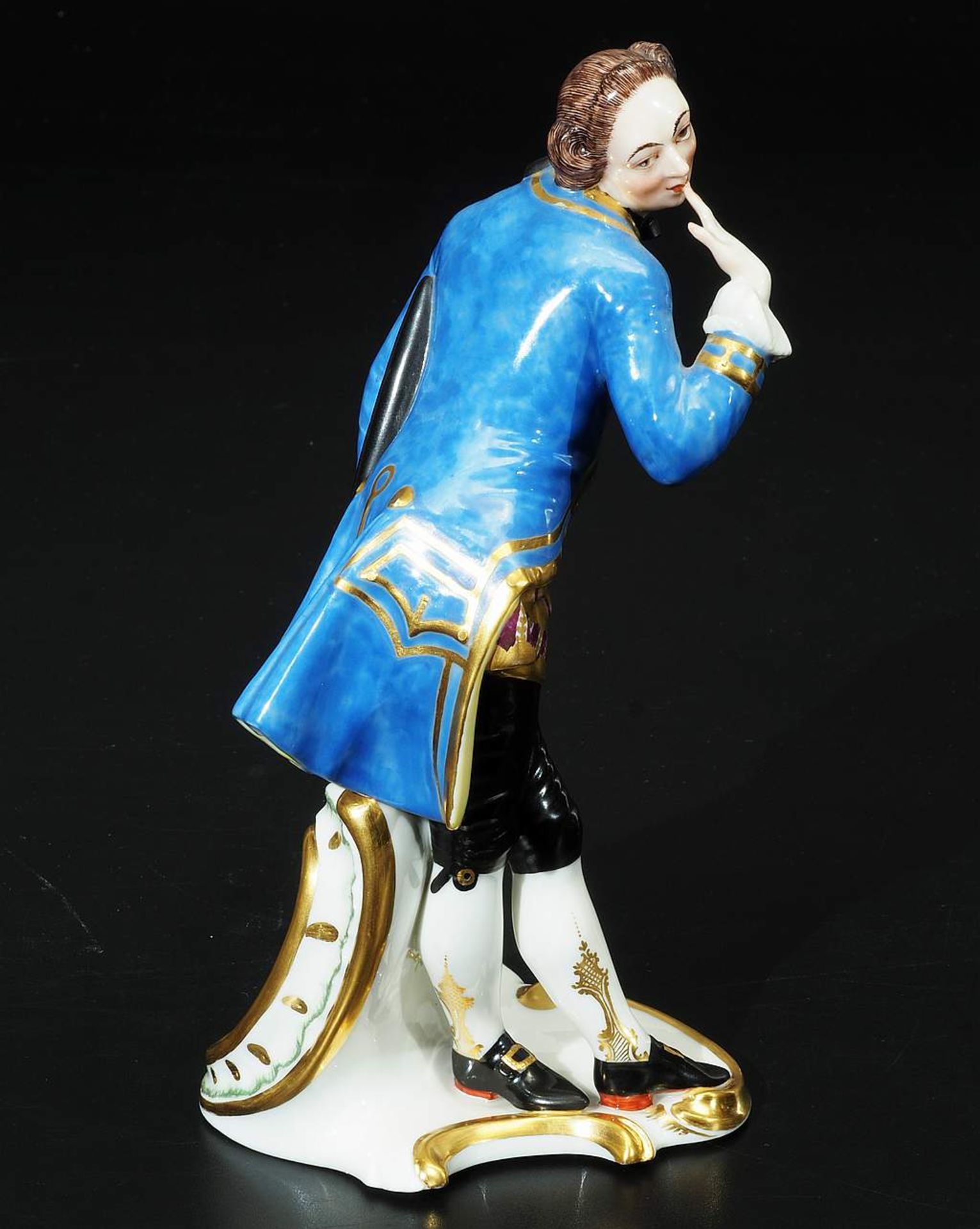 OCTAVIO (Herr mit Kusshand), Figur der Commedia dell'Arte. NYMPHENBURG. - Image 6 of 8