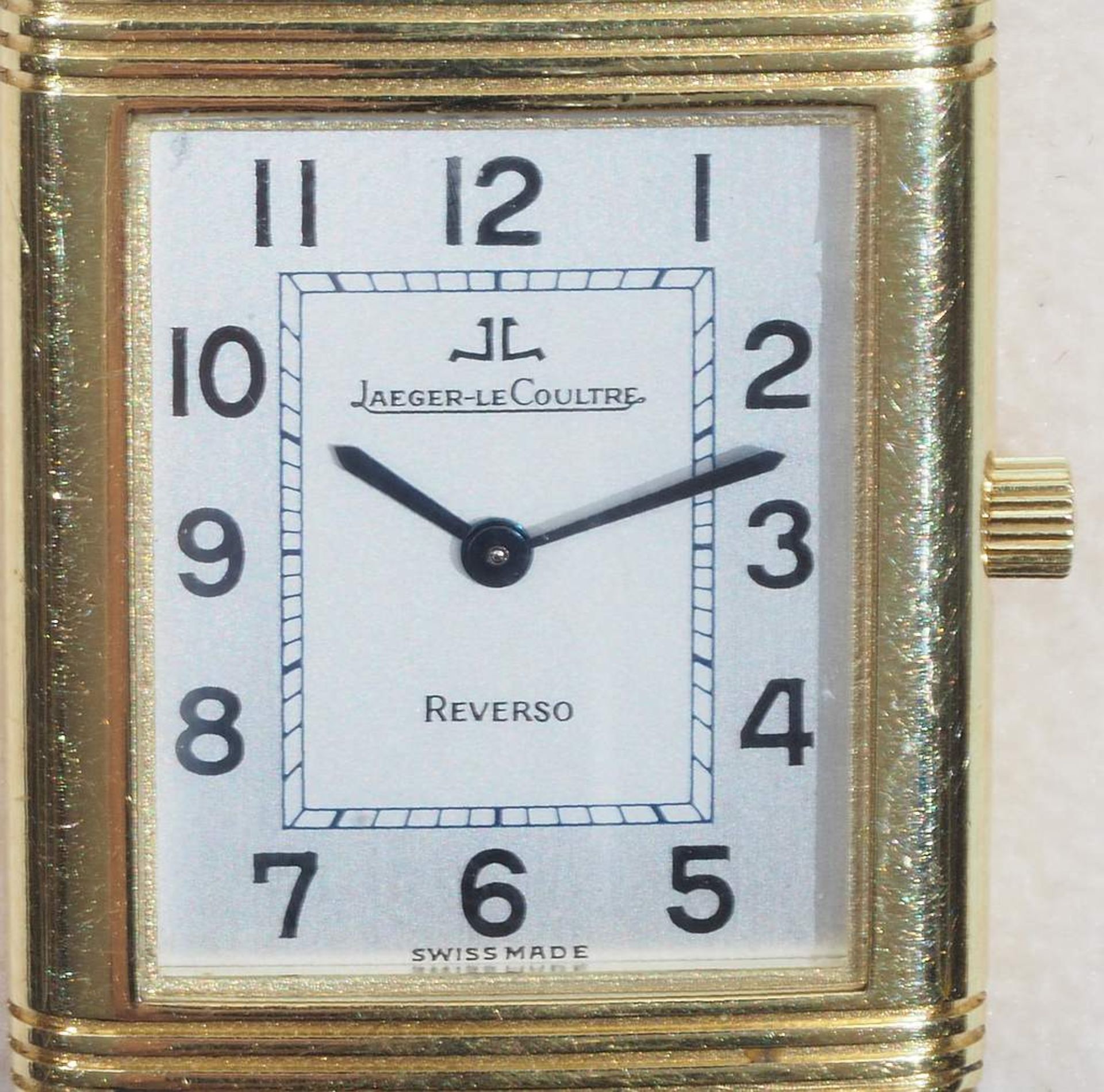 JAEGER LeCoultre Armbanduhr mit Wendegehäuse. - Bild 3 aus 7