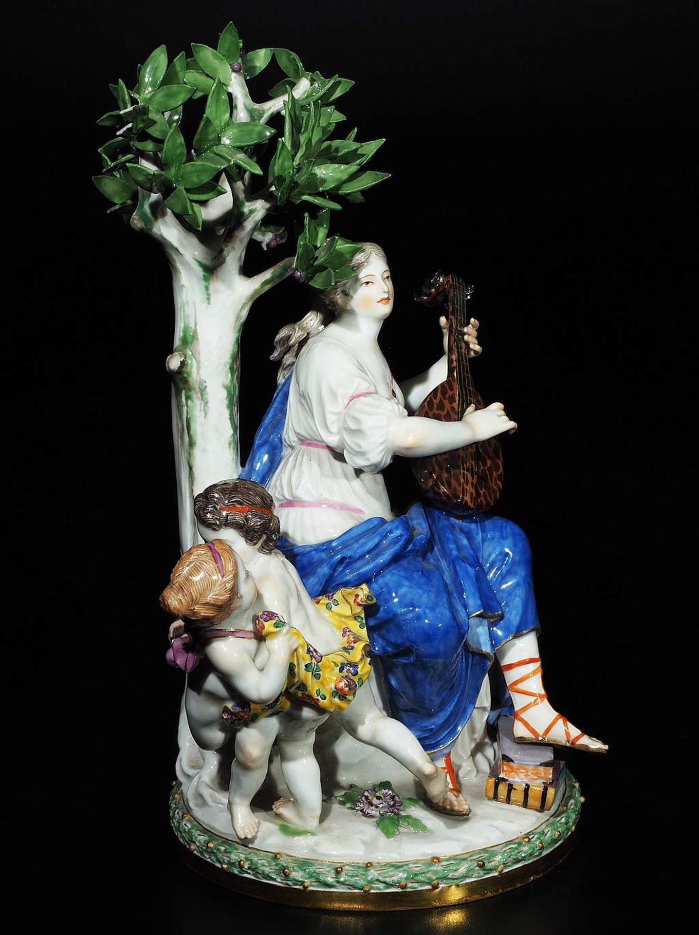 Fgurengruppe "TERPSICHORE" (Originaltitel). MEISSEN 1860 - 1924, 1.Wahl. - Image 3 of 10