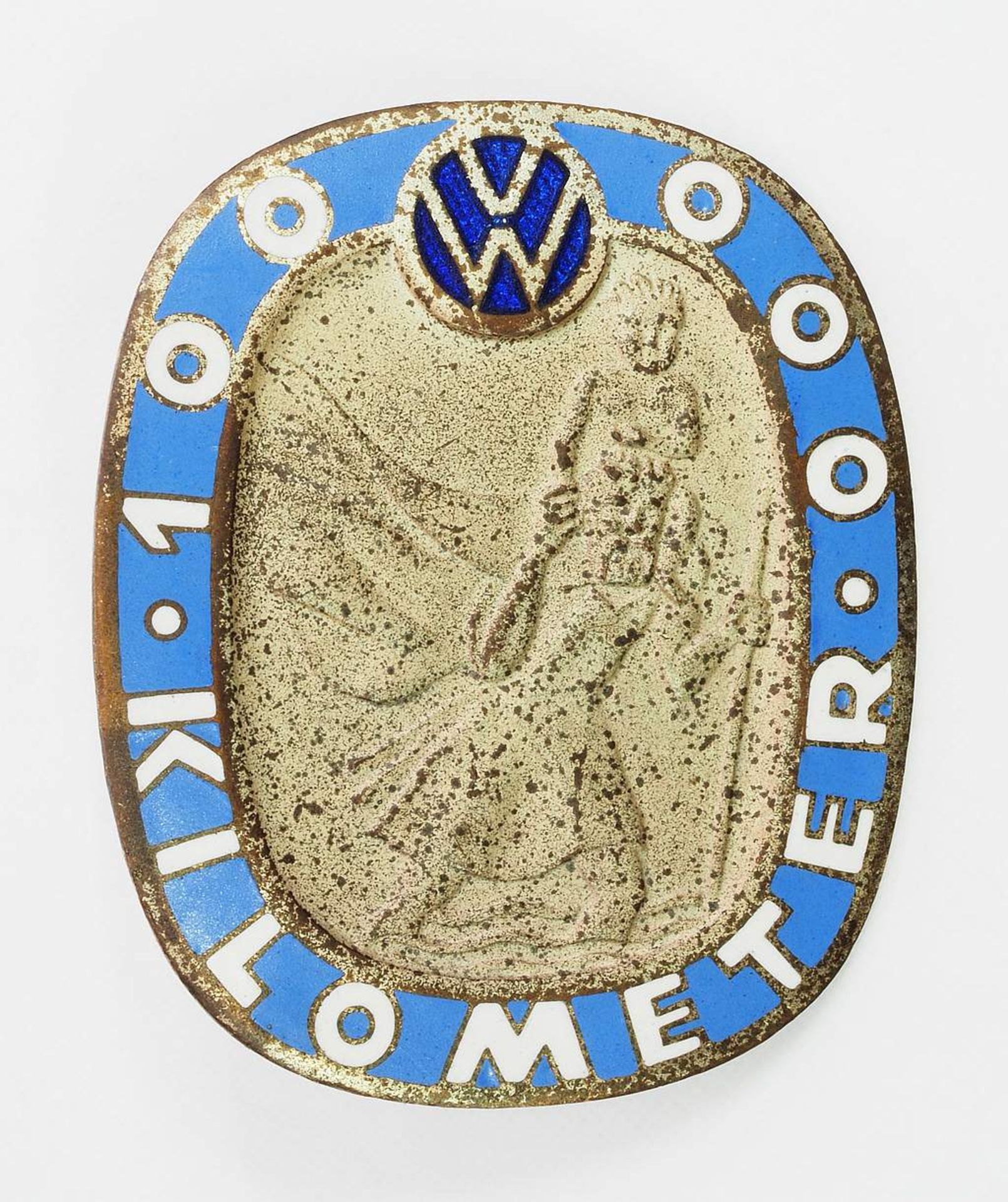 VW Christopherus Plakette, 100.000 Kilometer. - Image 2 of 4