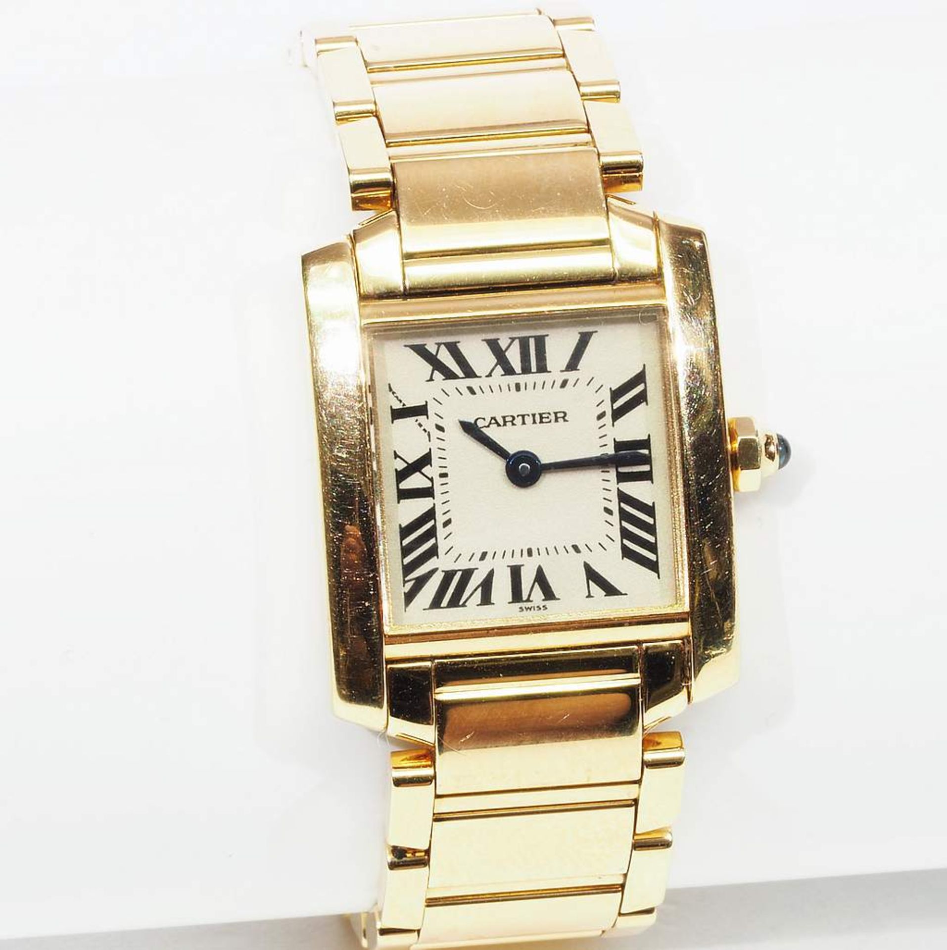 CARTIER Lady Tank Francaise Damen Arnbanduhr. - Image 2 of 6