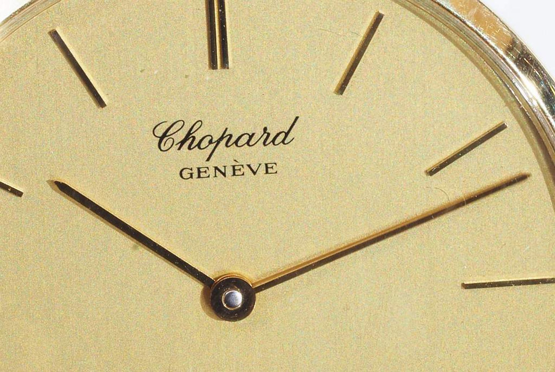 Herrenarmbanduhr "CHOPARD" Geneve, 750 Gold - Image 3 of 6
