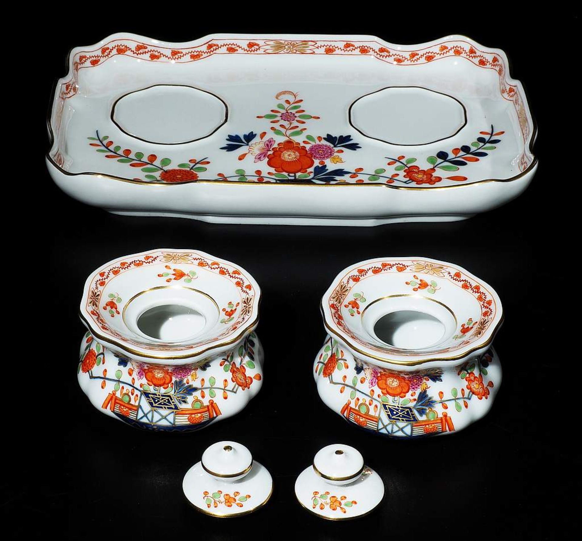 Indisch-Schreibzeug. MEISSEN, Marke 1957 - 1972, 1. Wahl. - Bild 3 aus 5