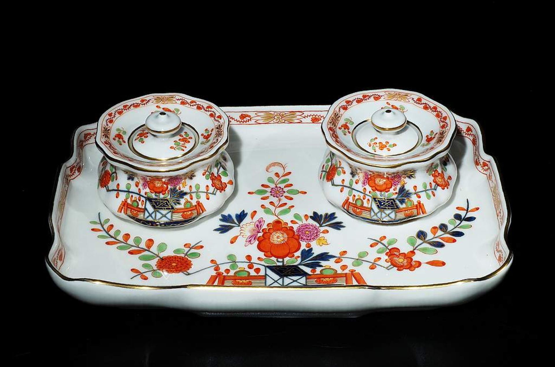 Indisch-Schreibzeug. MEISSEN, Marke 1957 - 1972, 1. Wahl. - Bild 2 aus 5