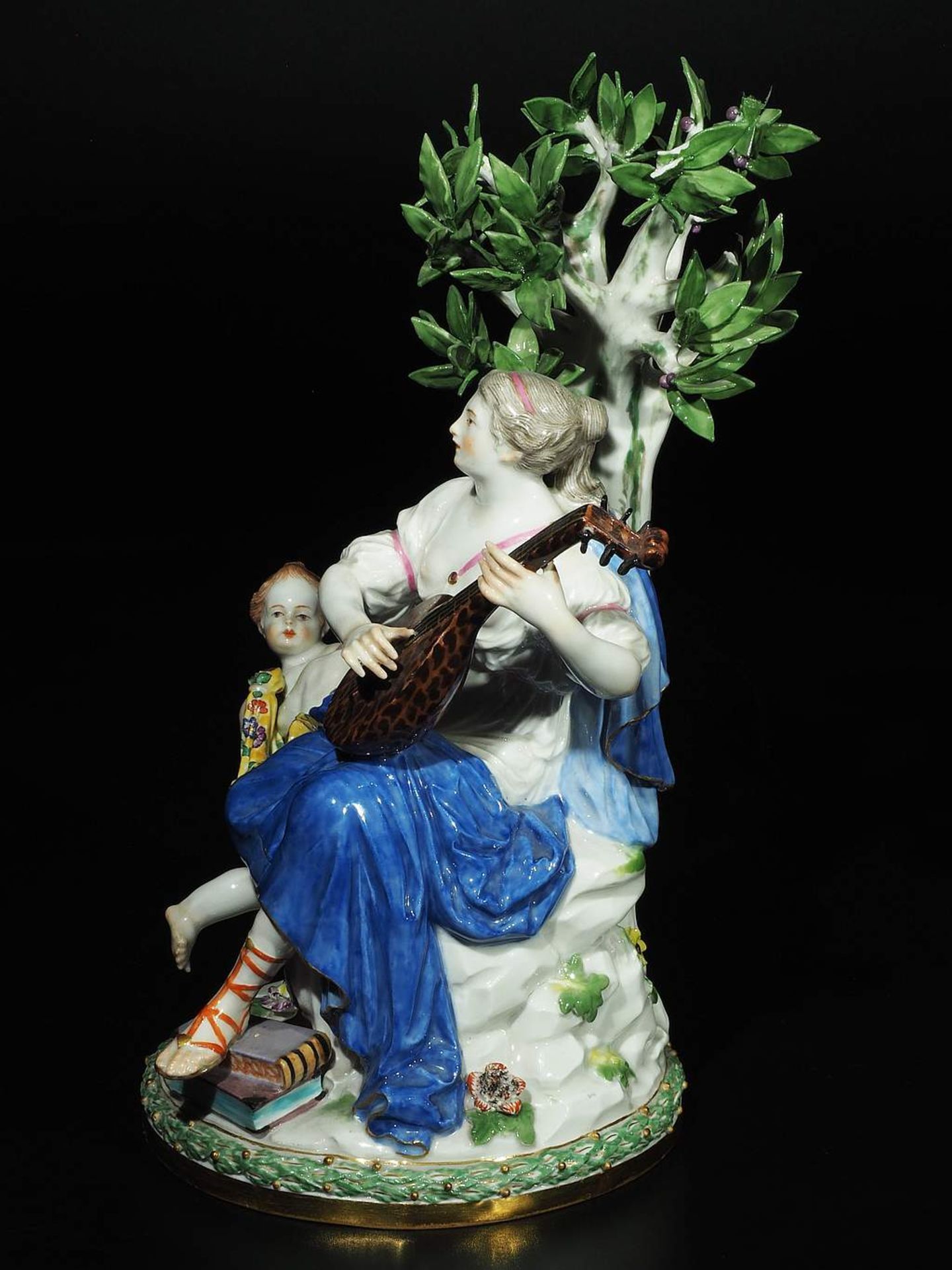 Fgurengruppe "TERPSICHORE" (Originaltitel). MEISSEN 1860 - 1924, 1.Wahl. - Image 6 of 10