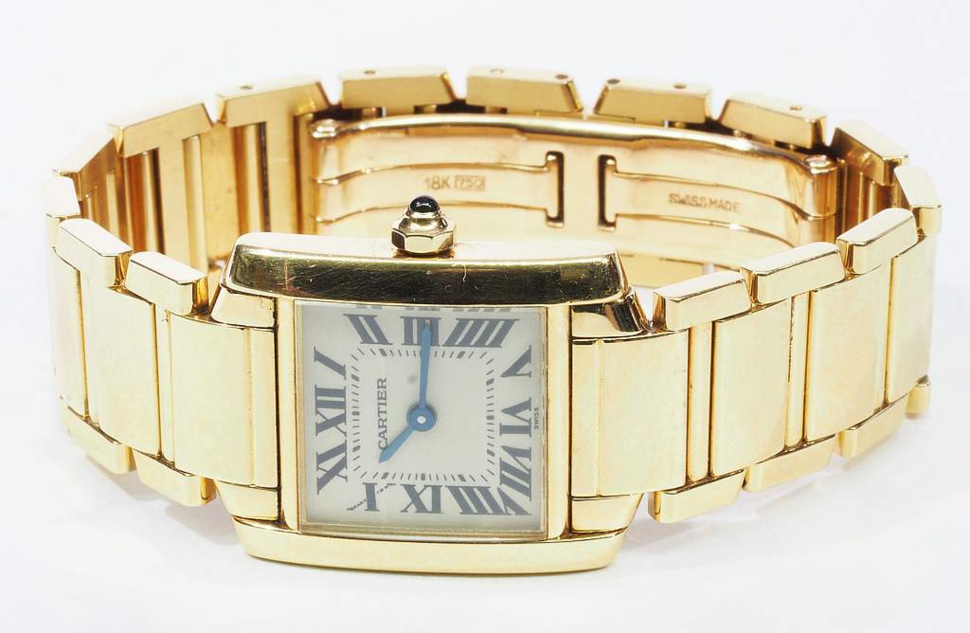 CARTIER Lady Tank Francaise Damen Arnbanduhr. - Image 3 of 6