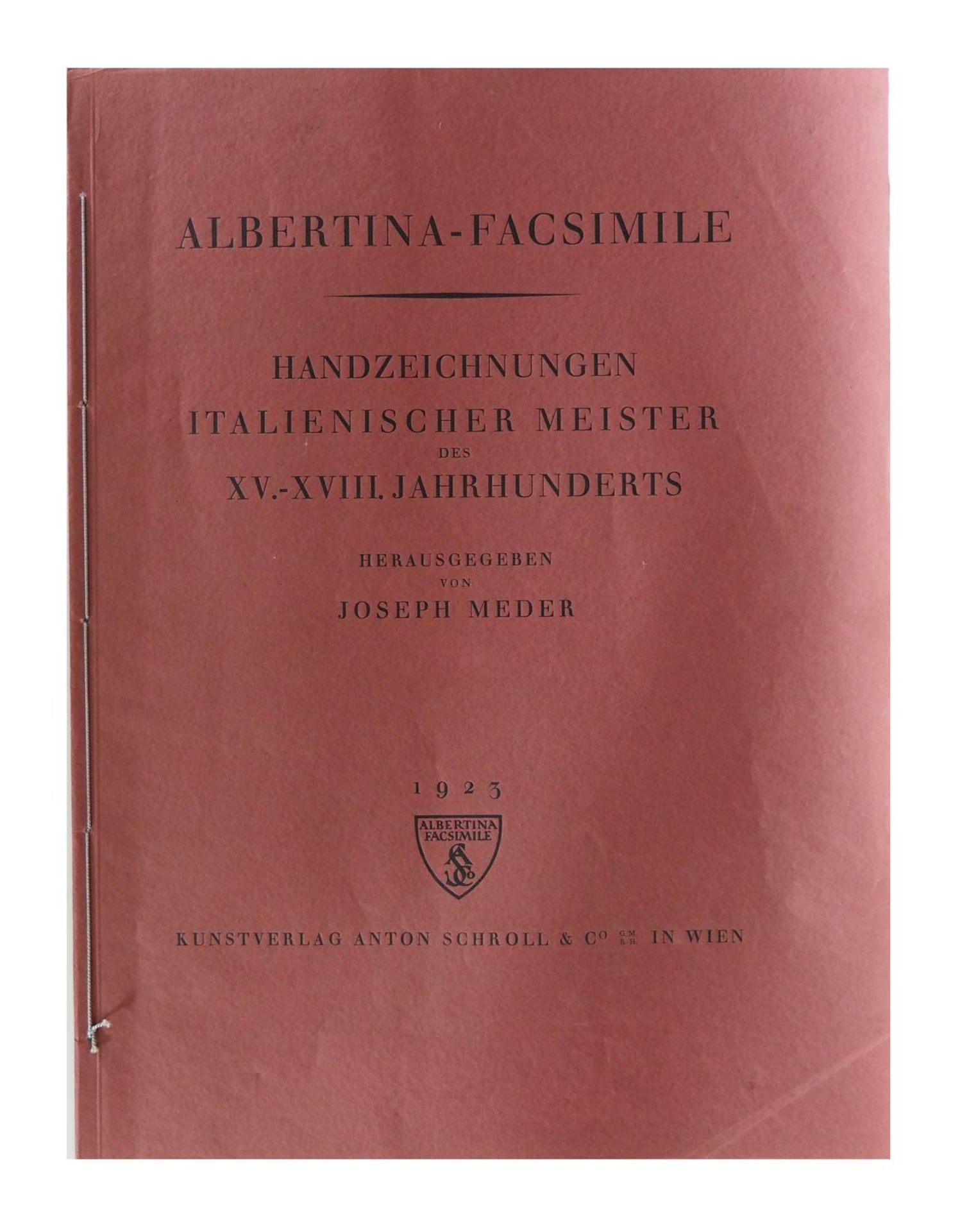 ALBERTINA-Facsimile-Drucke. Mappenwerk mit Textheft - Image 2 of 13