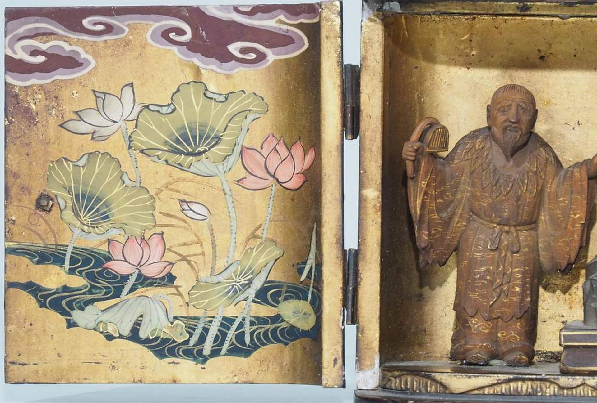 Buddha-Schrein. JAPAN, wohl 19. Jahrhundert. - Bild 5 aus 7
