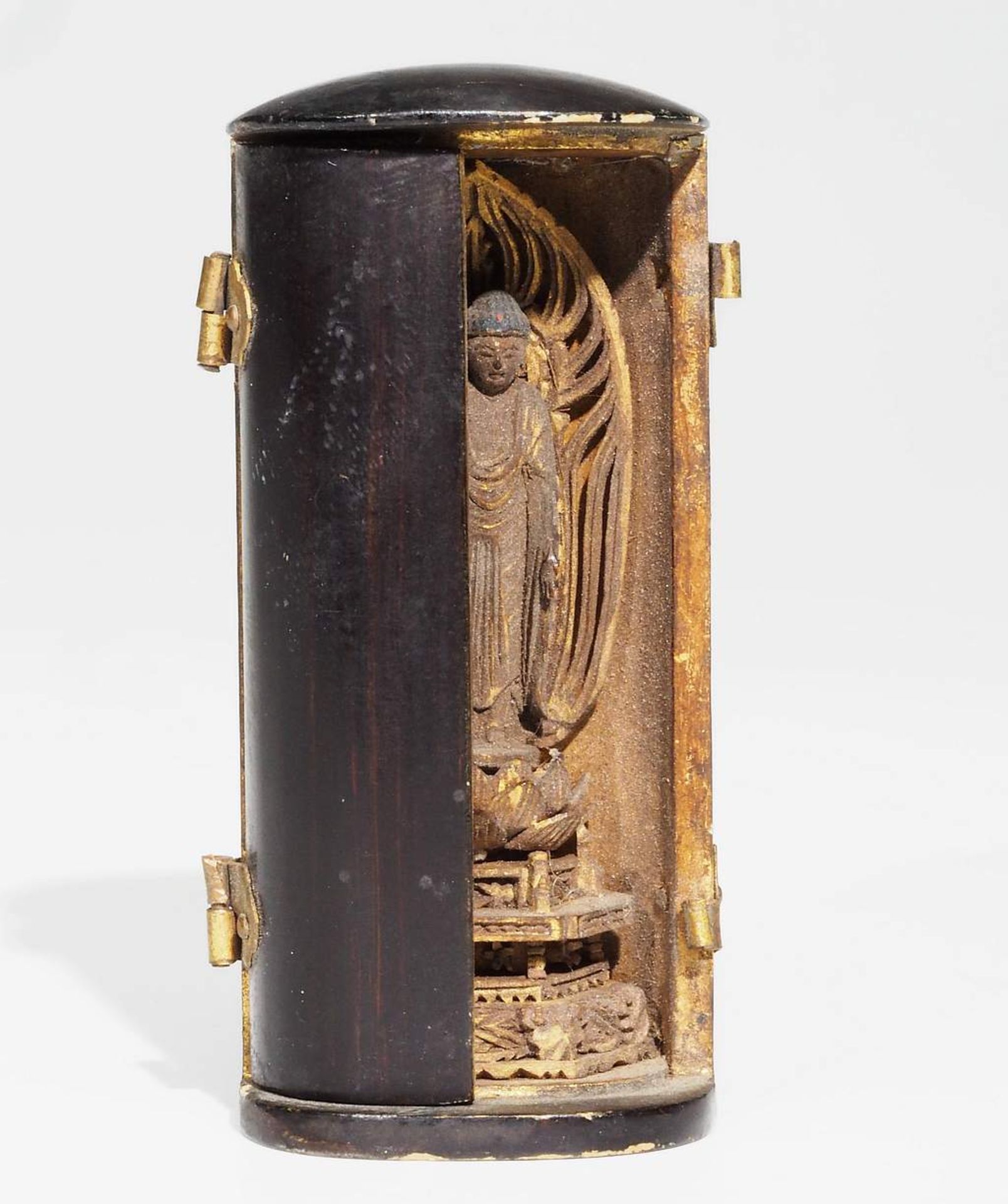 Buddha-Schrein. JAPAN, wohl 19. Jahrhundert. - Bild 3 aus 6