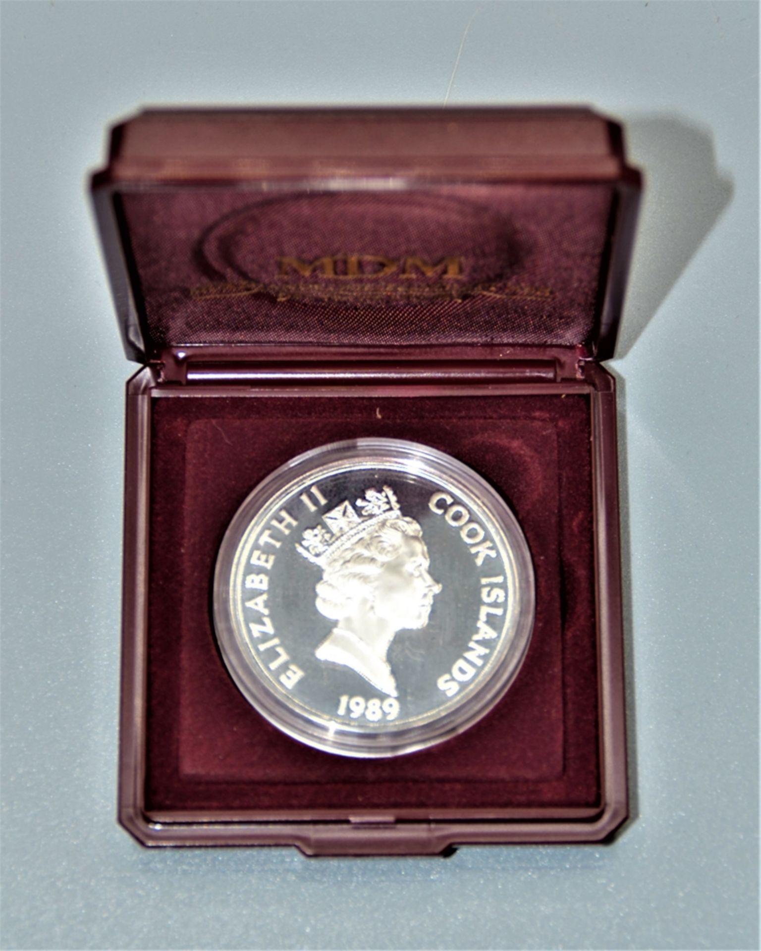 Silbermünze 50 Dollars Cook Island 1989