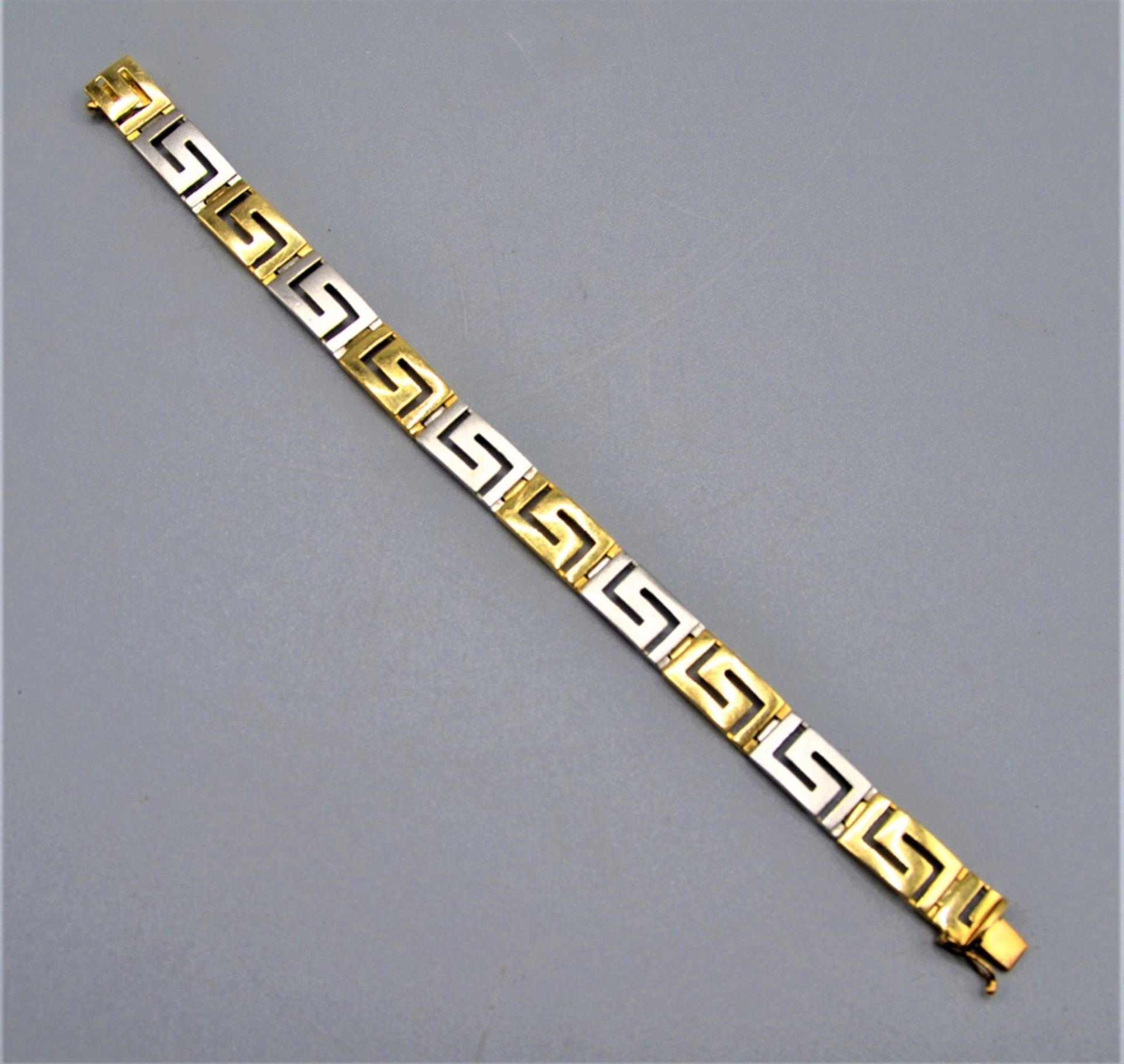 Schmuckset Kette und Armband 585 Gold 49,9g Länge Armband ca. 18,5cm, Kette Ø innen ca. 14cm - Bild 3 aus 4